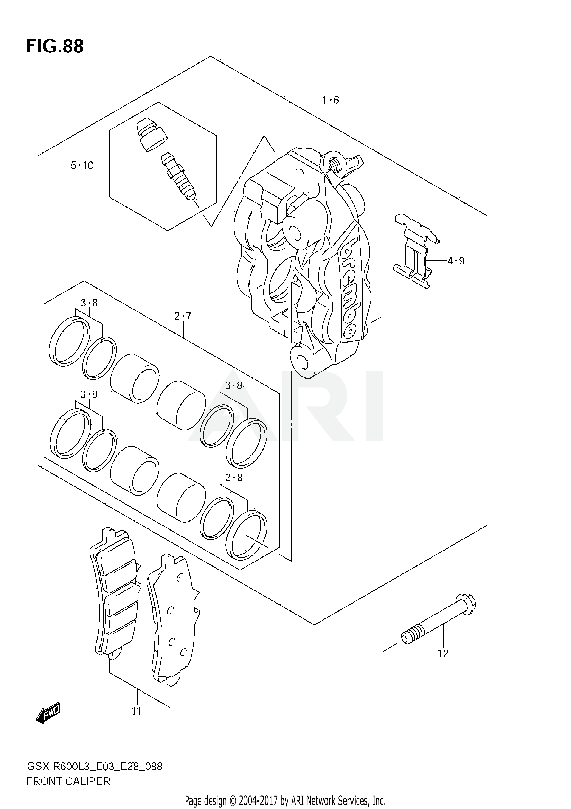 FRONT CALIPER