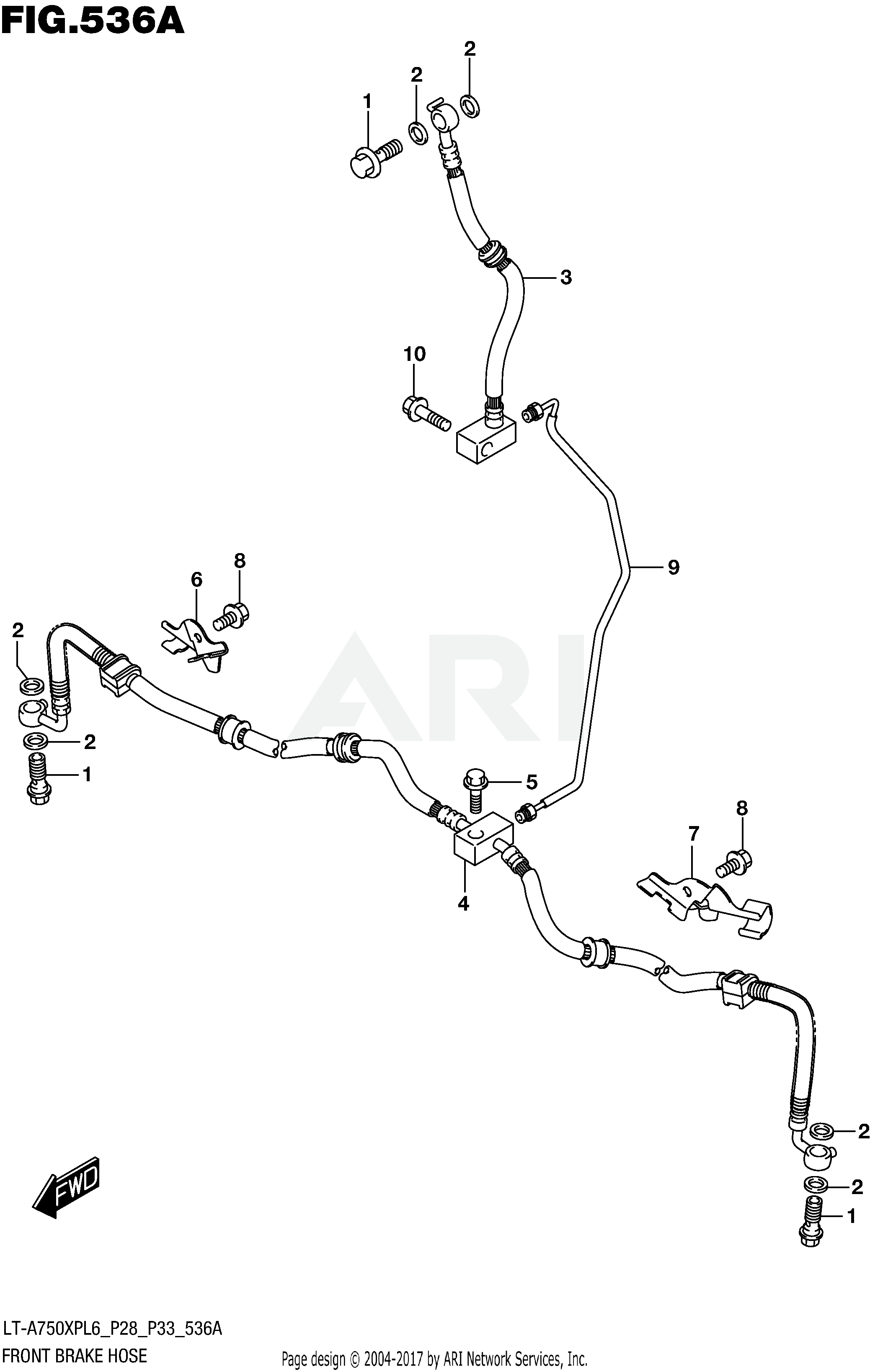 FRONT BRAKE HOSE