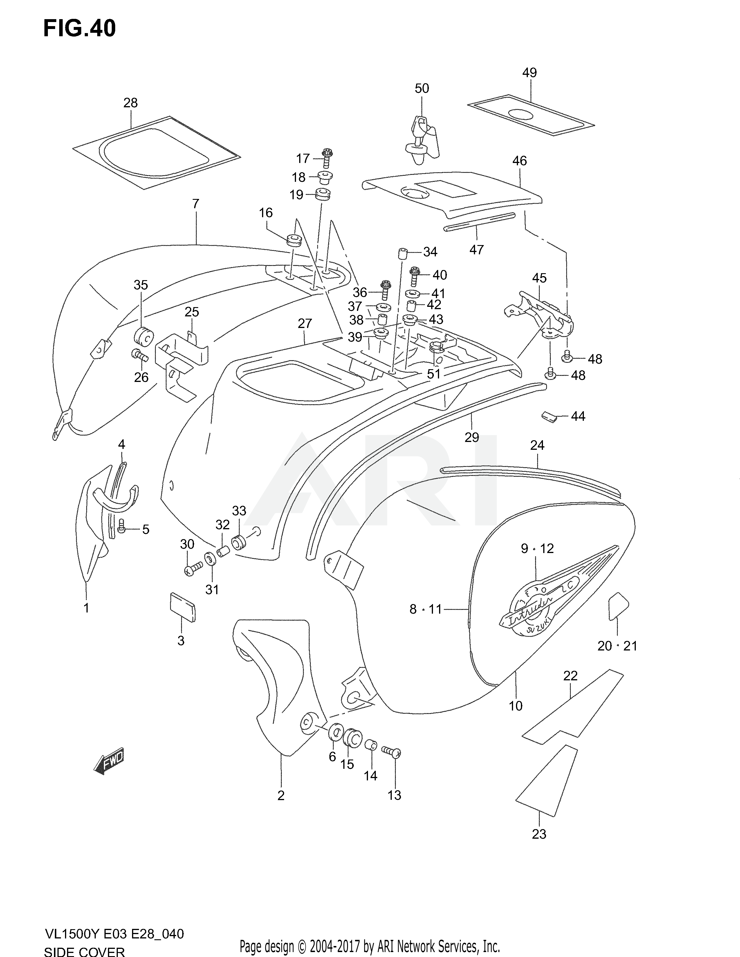 SIDE COVER (MODEL W/X)