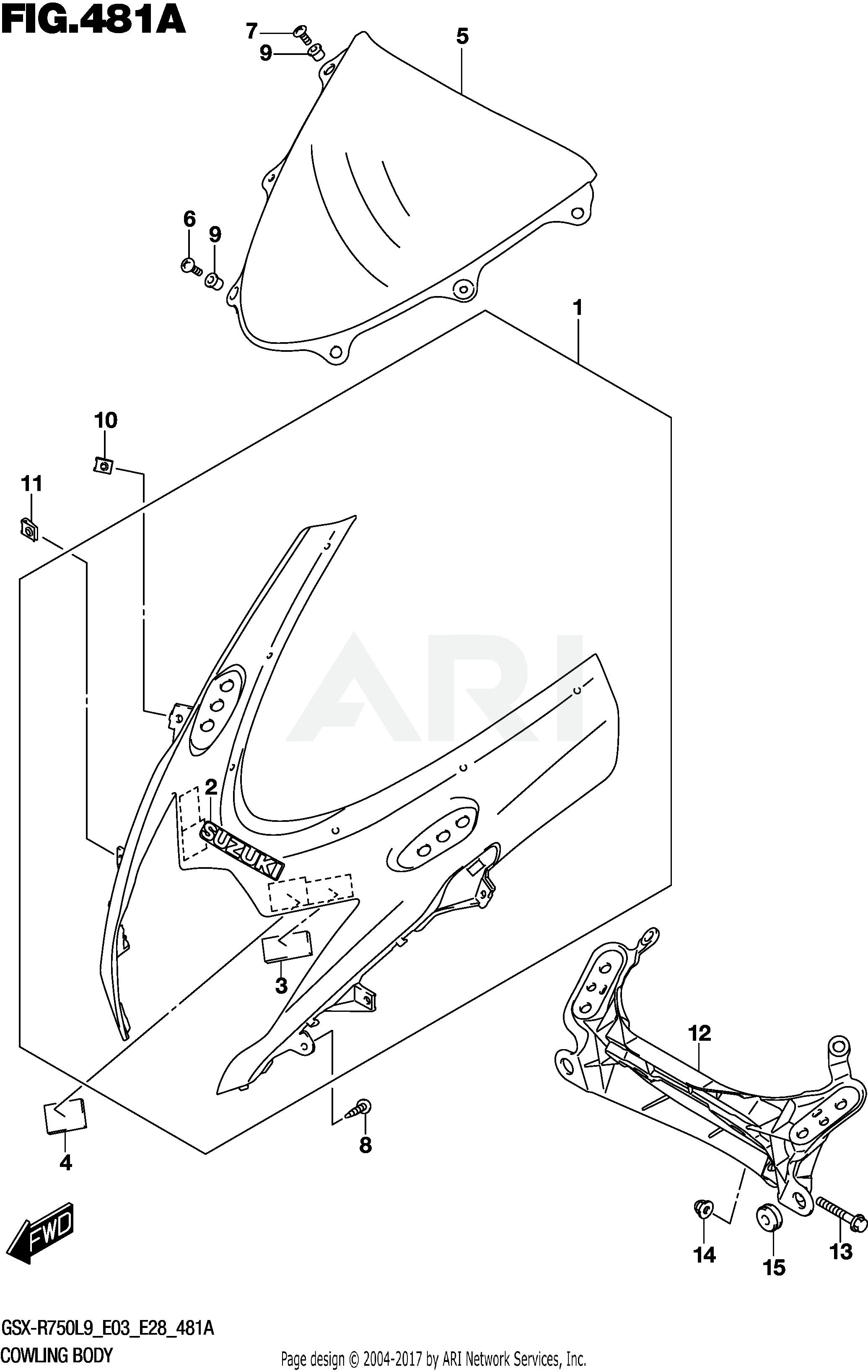 COWLING BODY