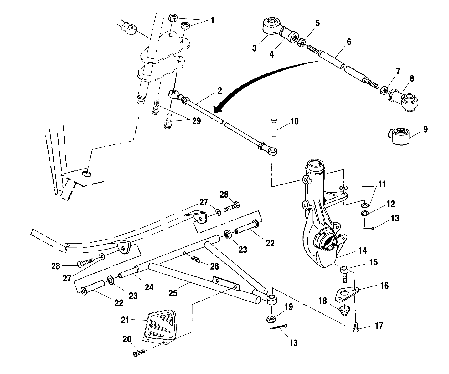 A-ARM/STRUT MOUNTING - A01BG50AA (4963766376B007)