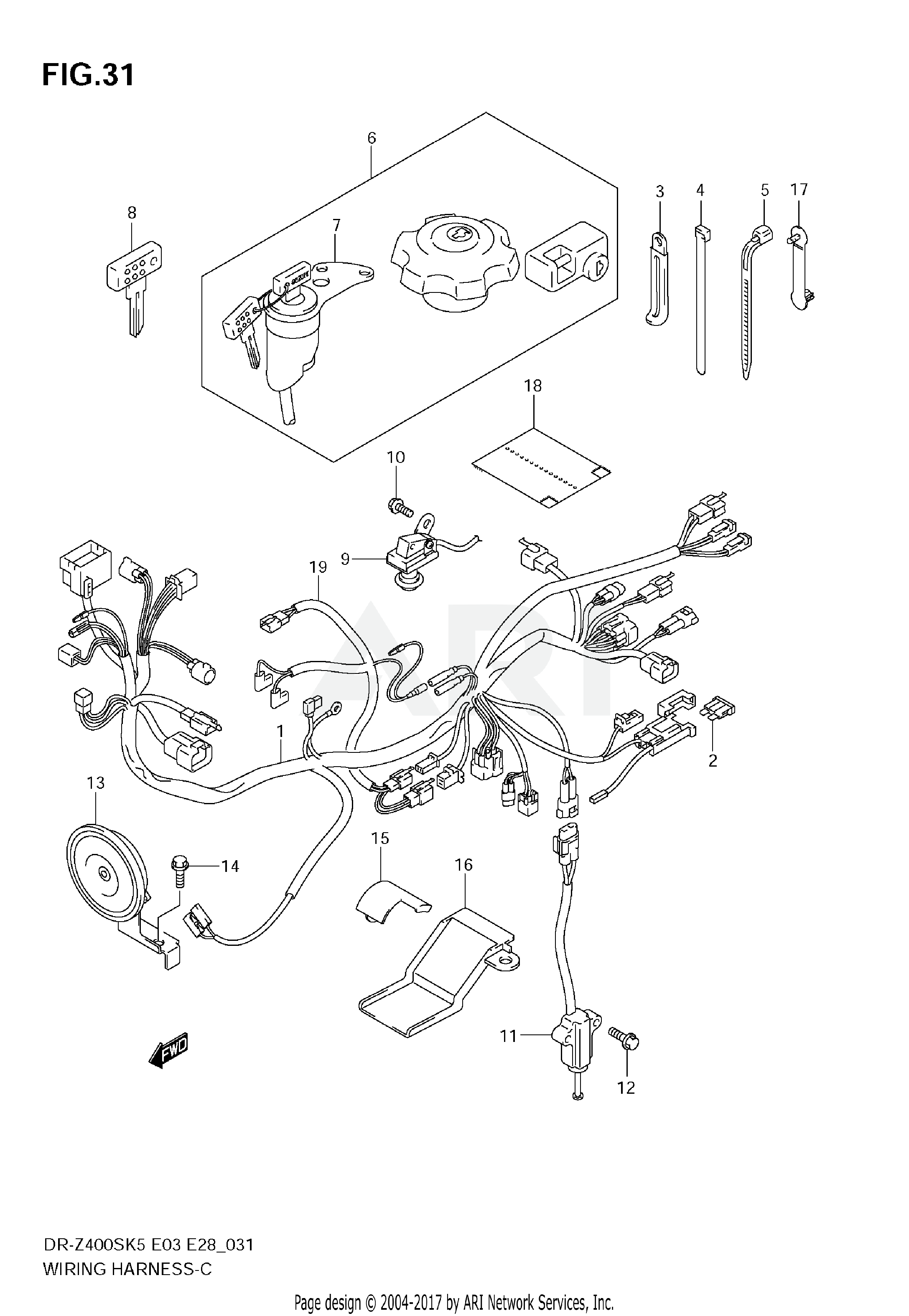 WIRING HARNESS (MODEL K5)