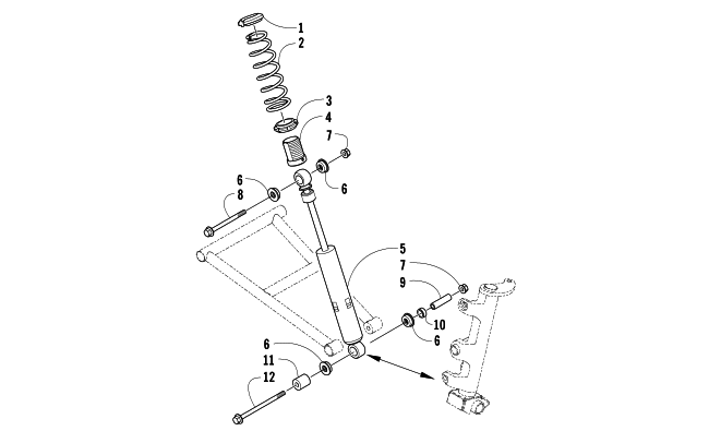 FRONT SUSPENSION SHOCK ABSORBER ASSEMBLY