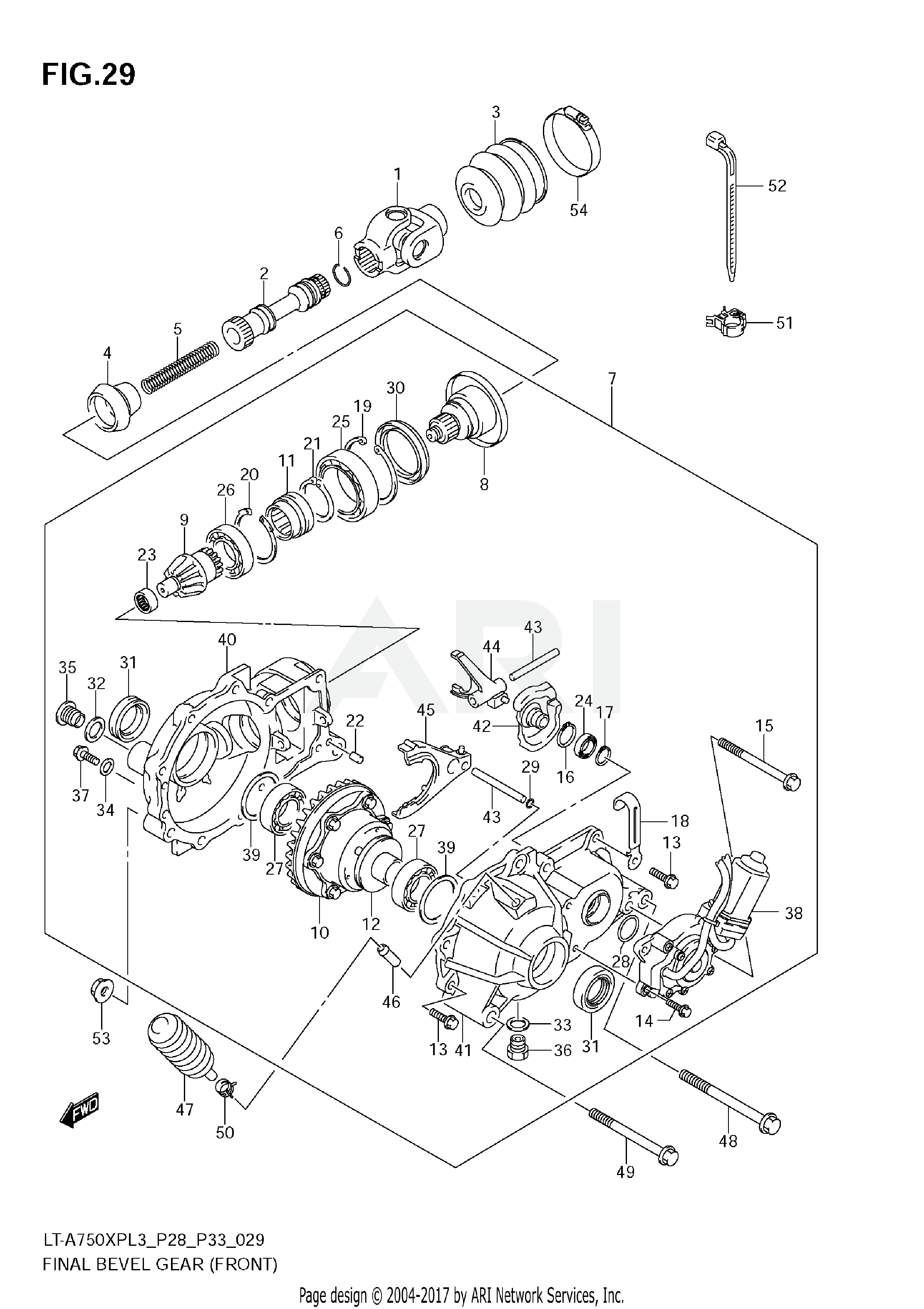 FINAL BEVEL GEAR (FRONT)