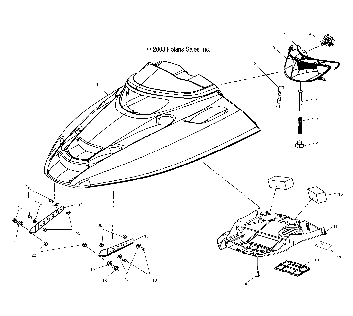 HOOD - S04NT3AS/AE (4988718871A10)