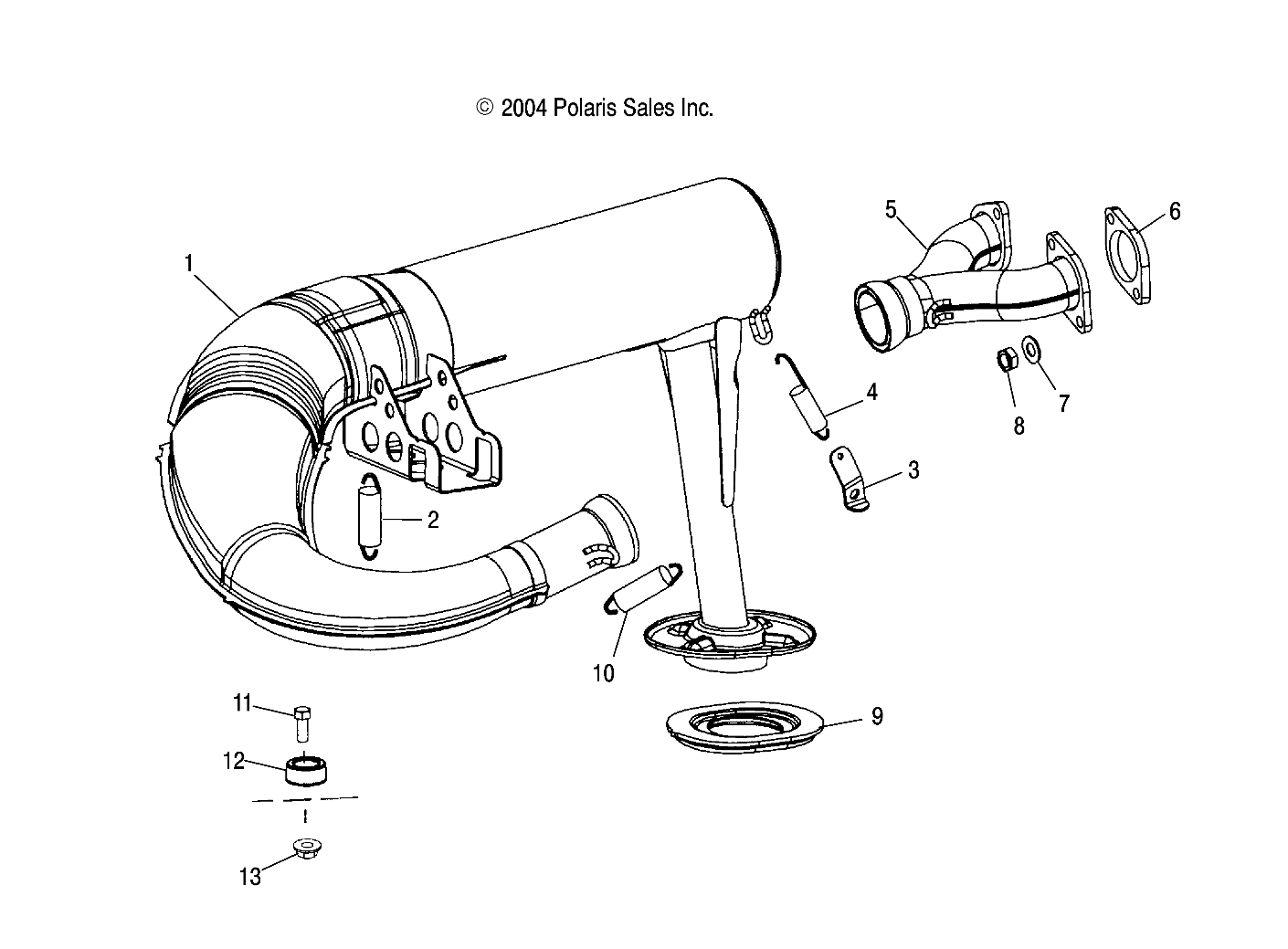 EXHAUST SYSTEM - S05ND4BS (4992649264C05)