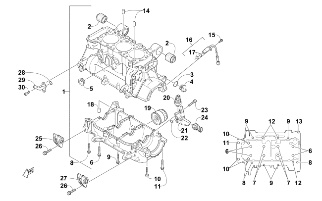 CRANKCASE ASSEMBLY