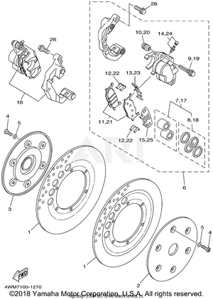 FRONT BRAKE CALIPER