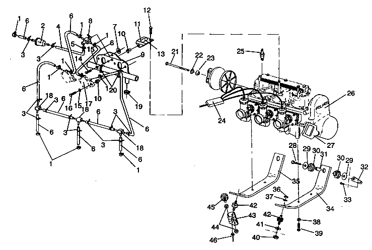 ENGINE MOUNTING Storm E940782 and Storm SKS E940582 (49274427440027)