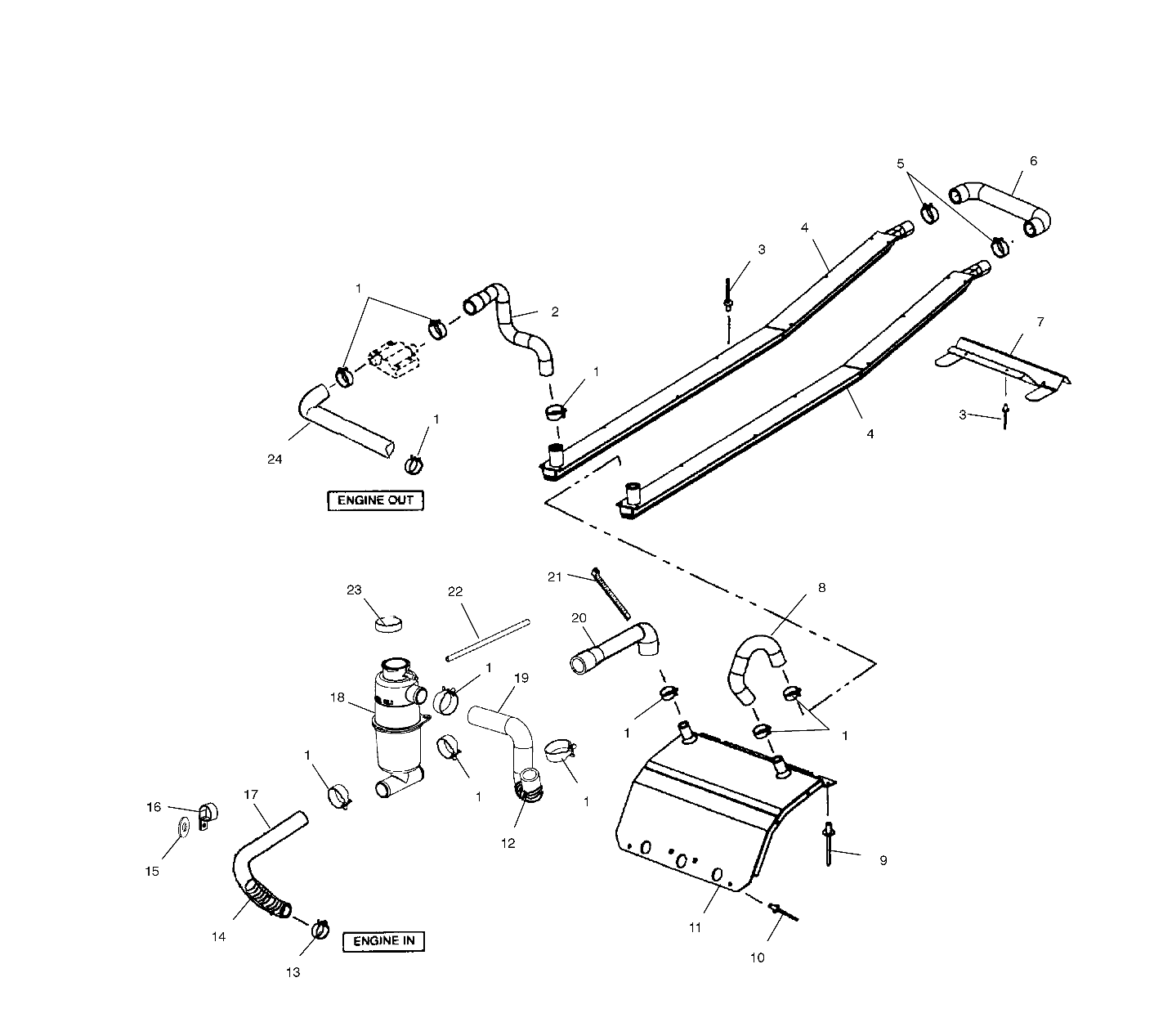 COOLING SYSTEM - S01NP6ES (4961536153B006)