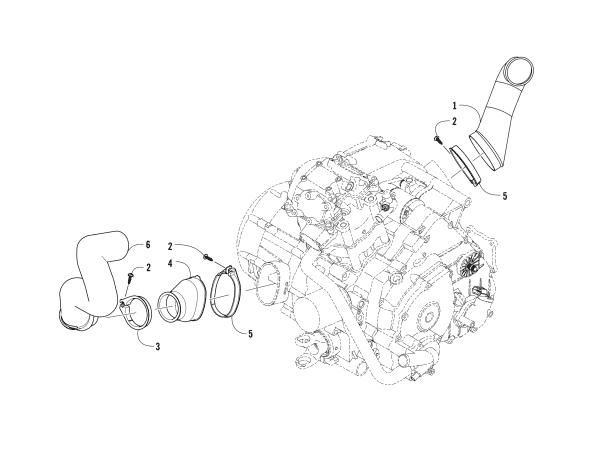 CASE/BELT COOLING ASSEMBLY