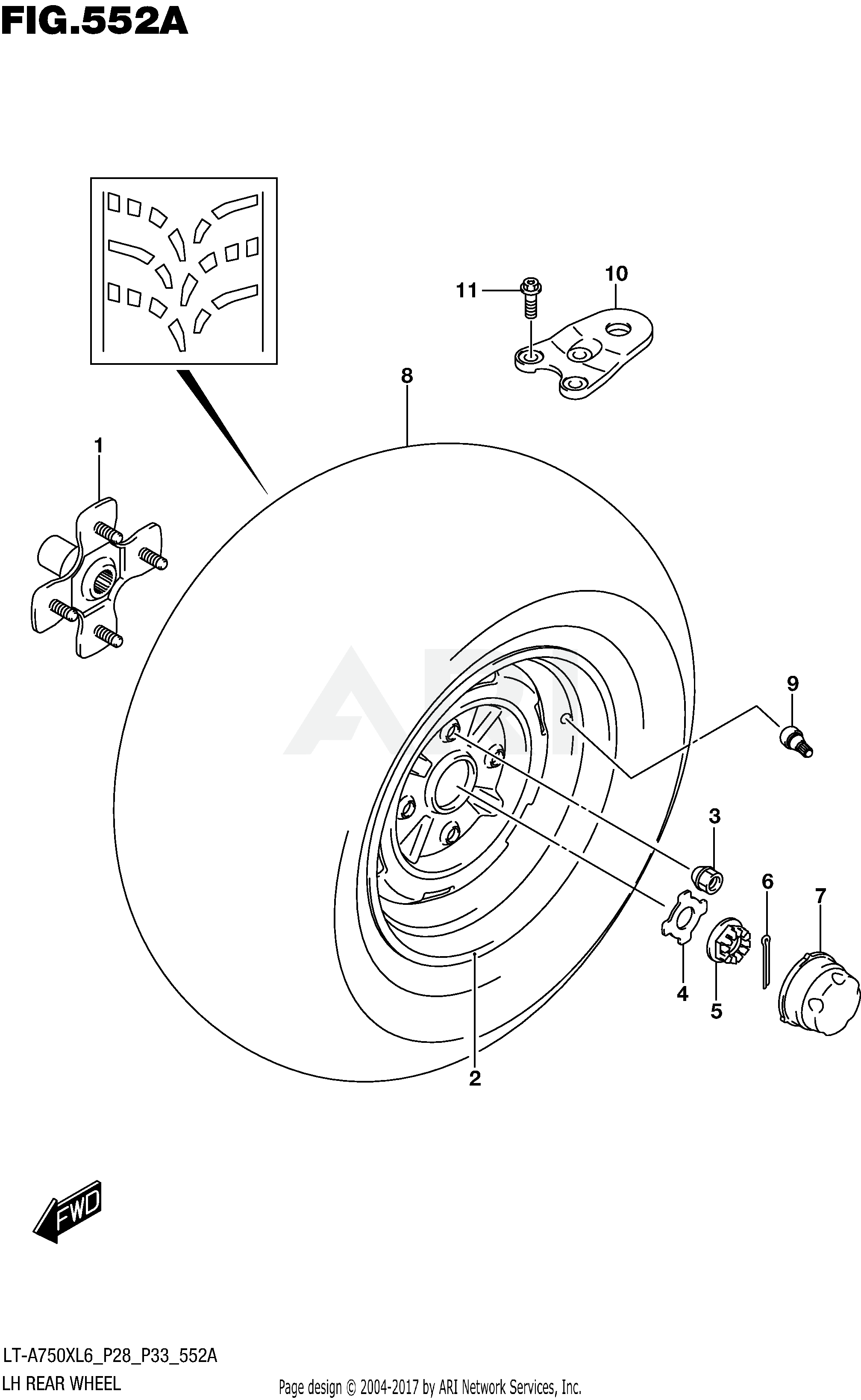 LH REAR WHEEL