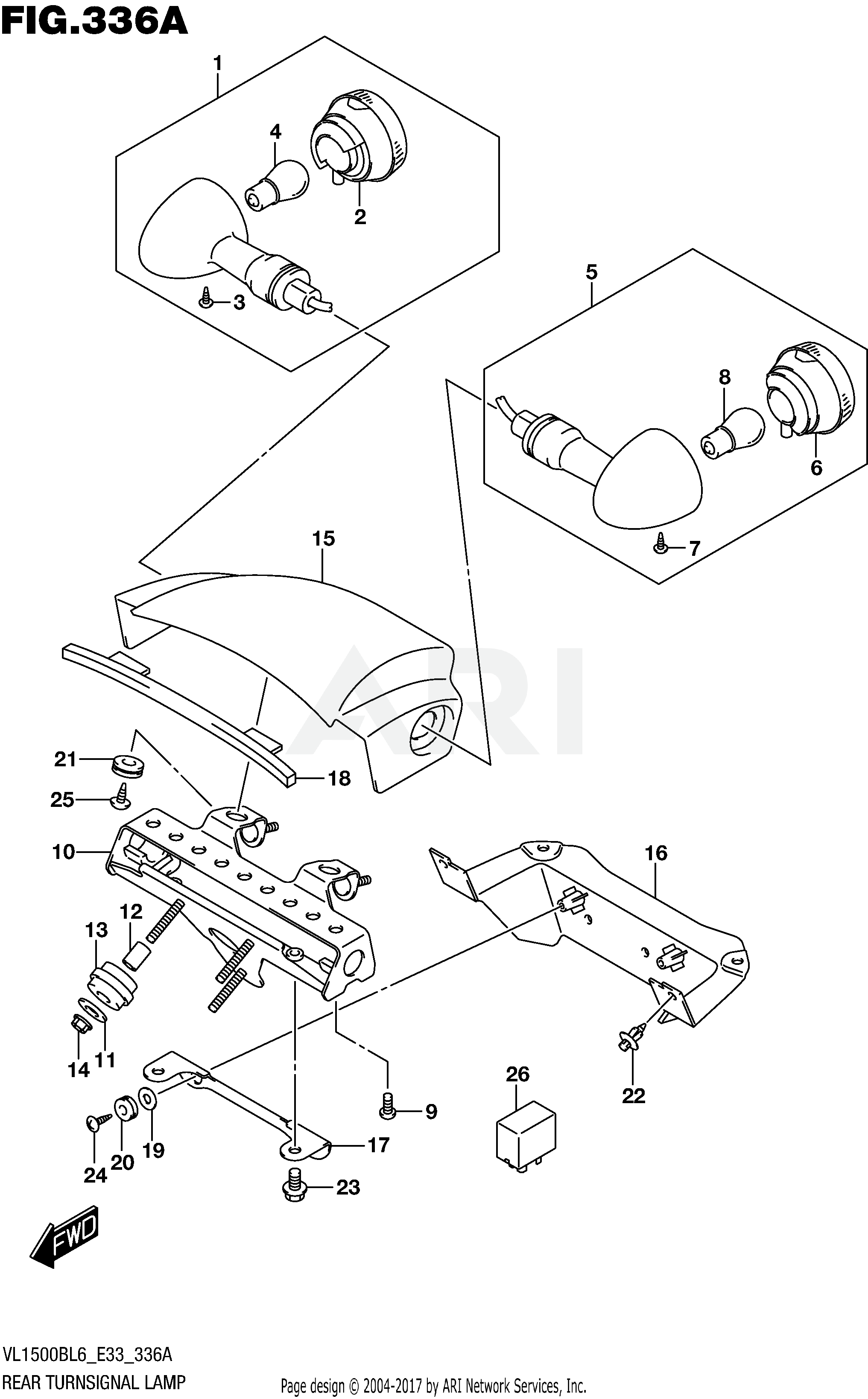 REAR TURNSIGNAL LAMP