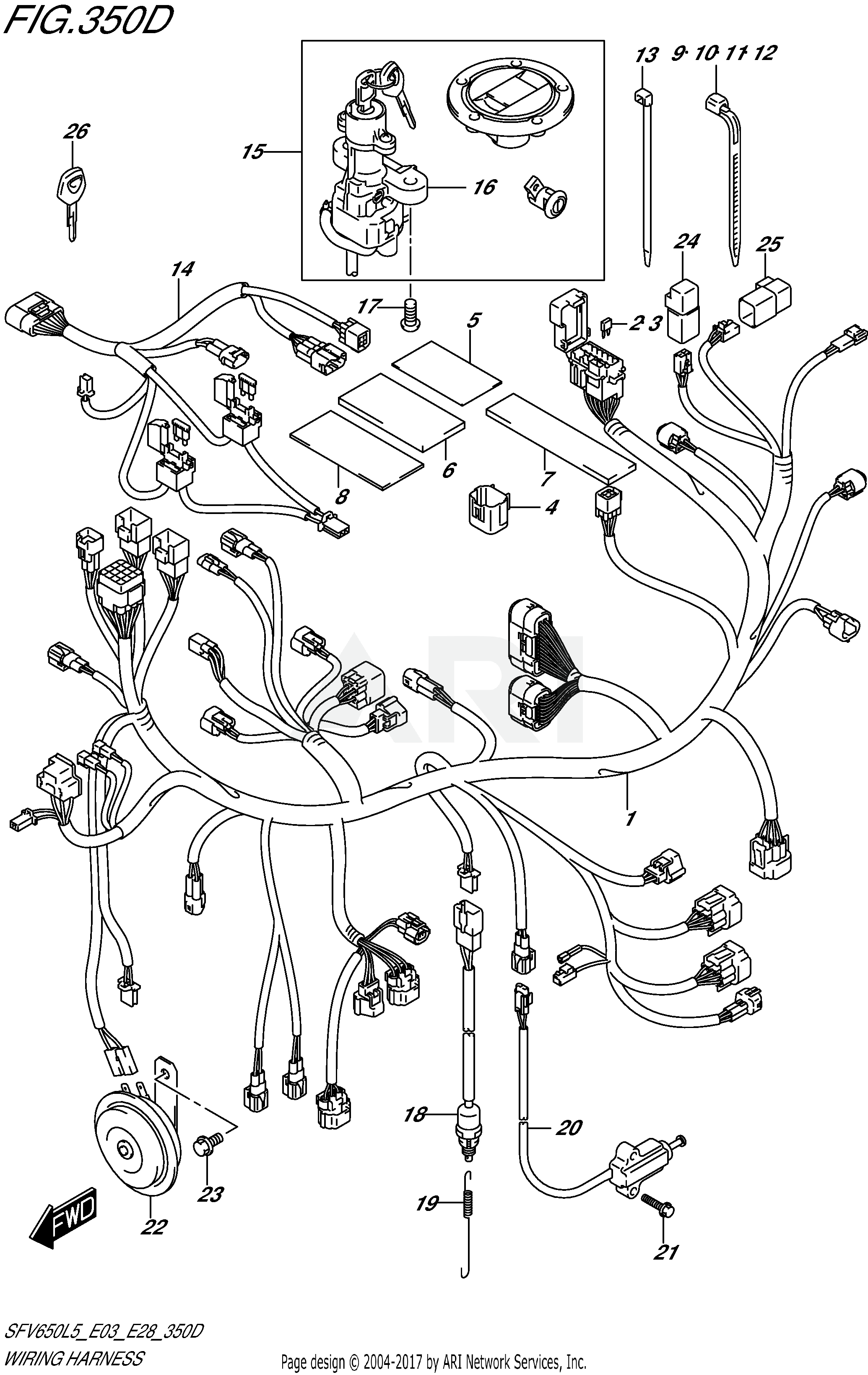 WIRING HARNESS (SFV650AL5 E28)