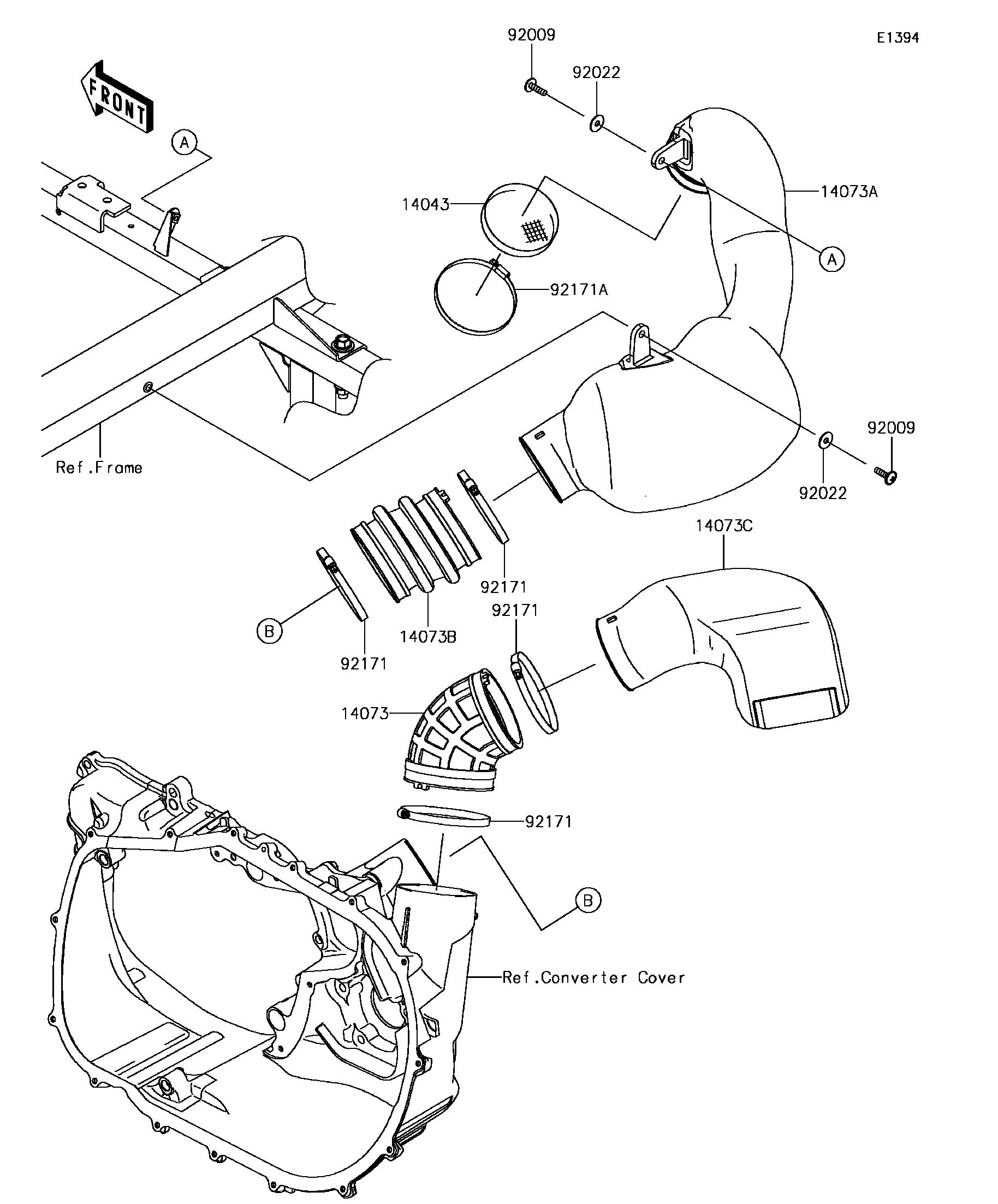 Air Cleaner-Belt Converter