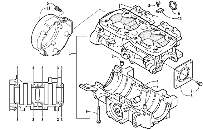 CRANKCASE ASSEMBLY