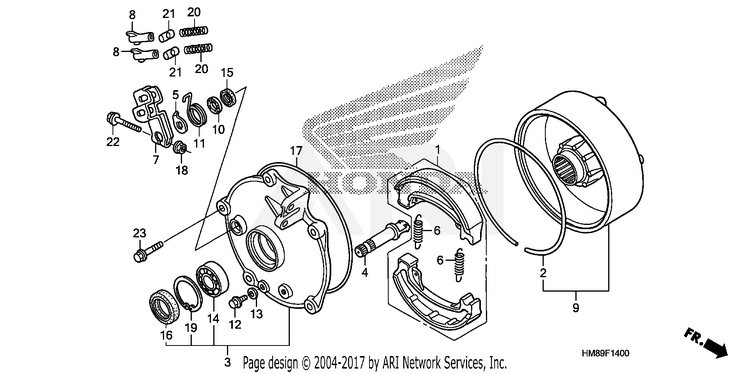 REAR BRAKE DRUM