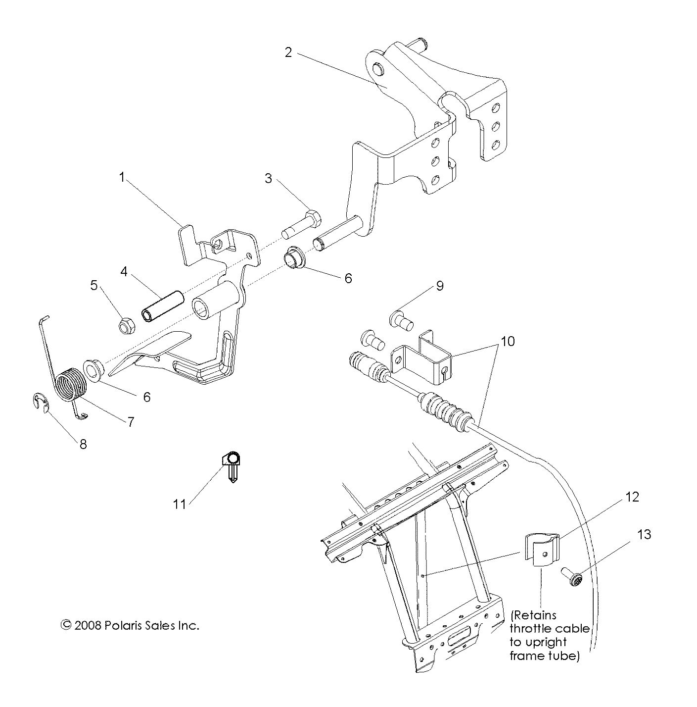 ENGINE, THROTTLE PEDAL - R09VH76 ALL OPTIONS (49RGRTHROTTLEPEDAL09RZR)