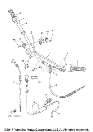 STEERING HANDLE CABLE