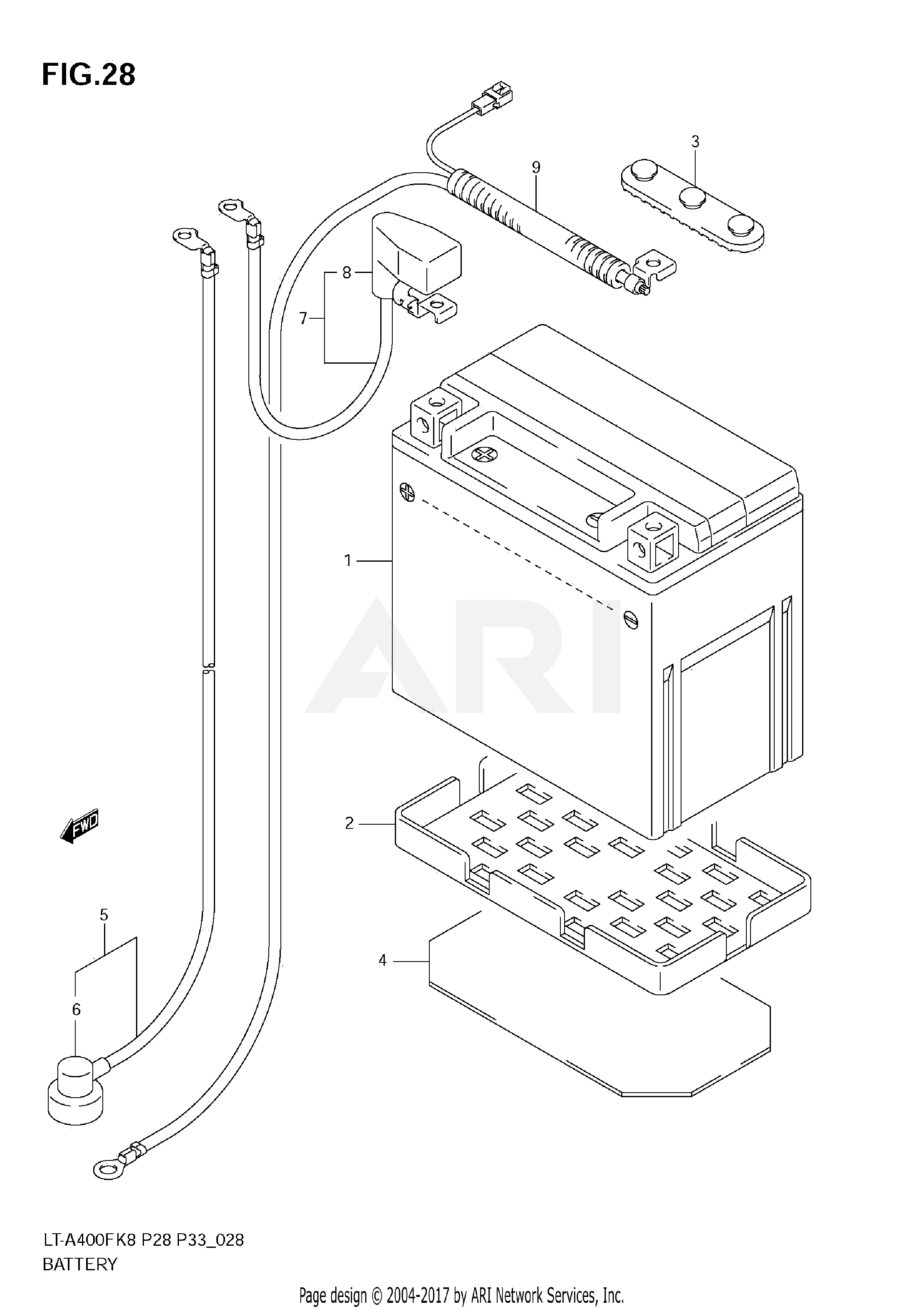 BATTERY (MODEL K8/K9)