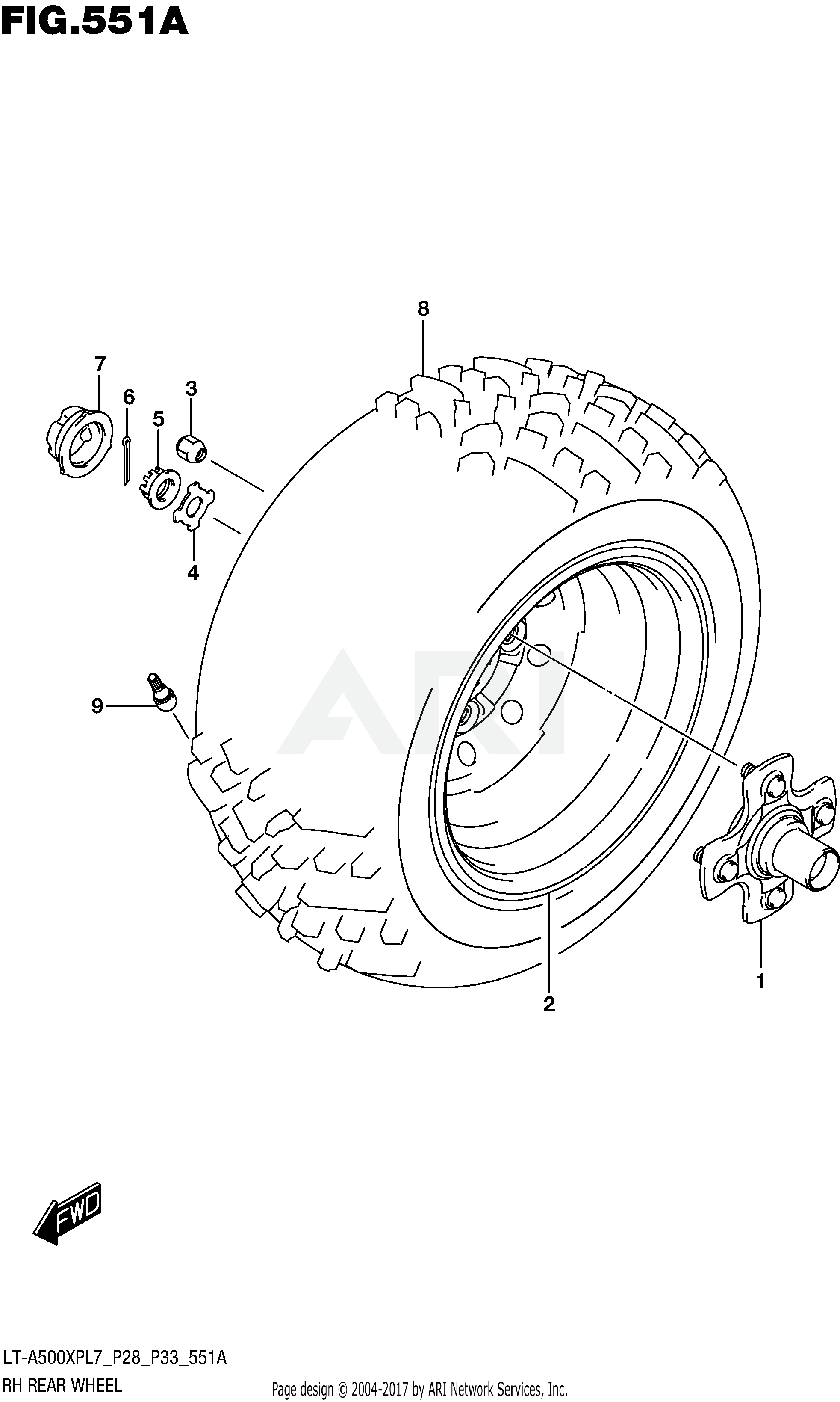 RH REAR WHEEL