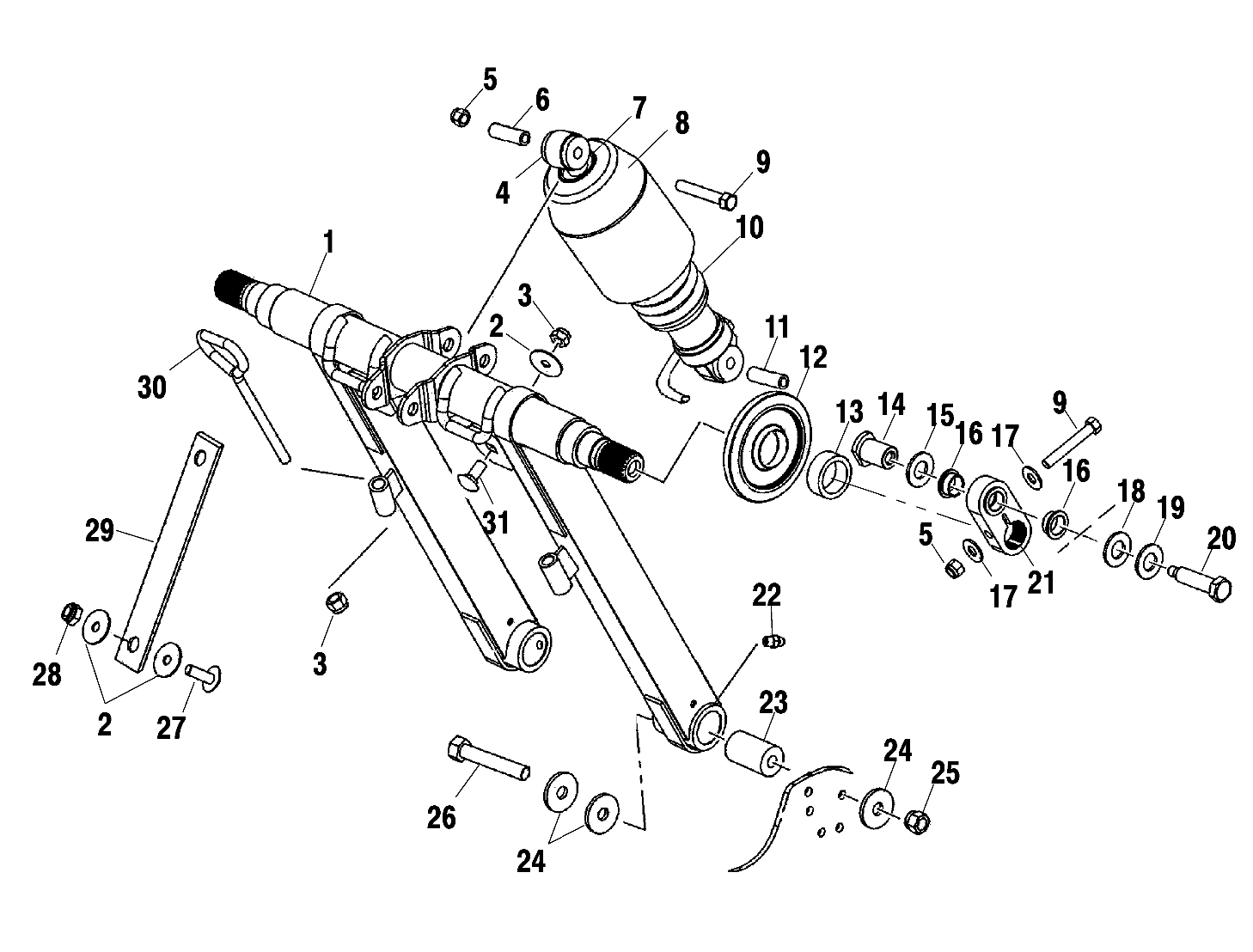 FRONT TORQUE ARM - S01NX6ES (4968856885B010)