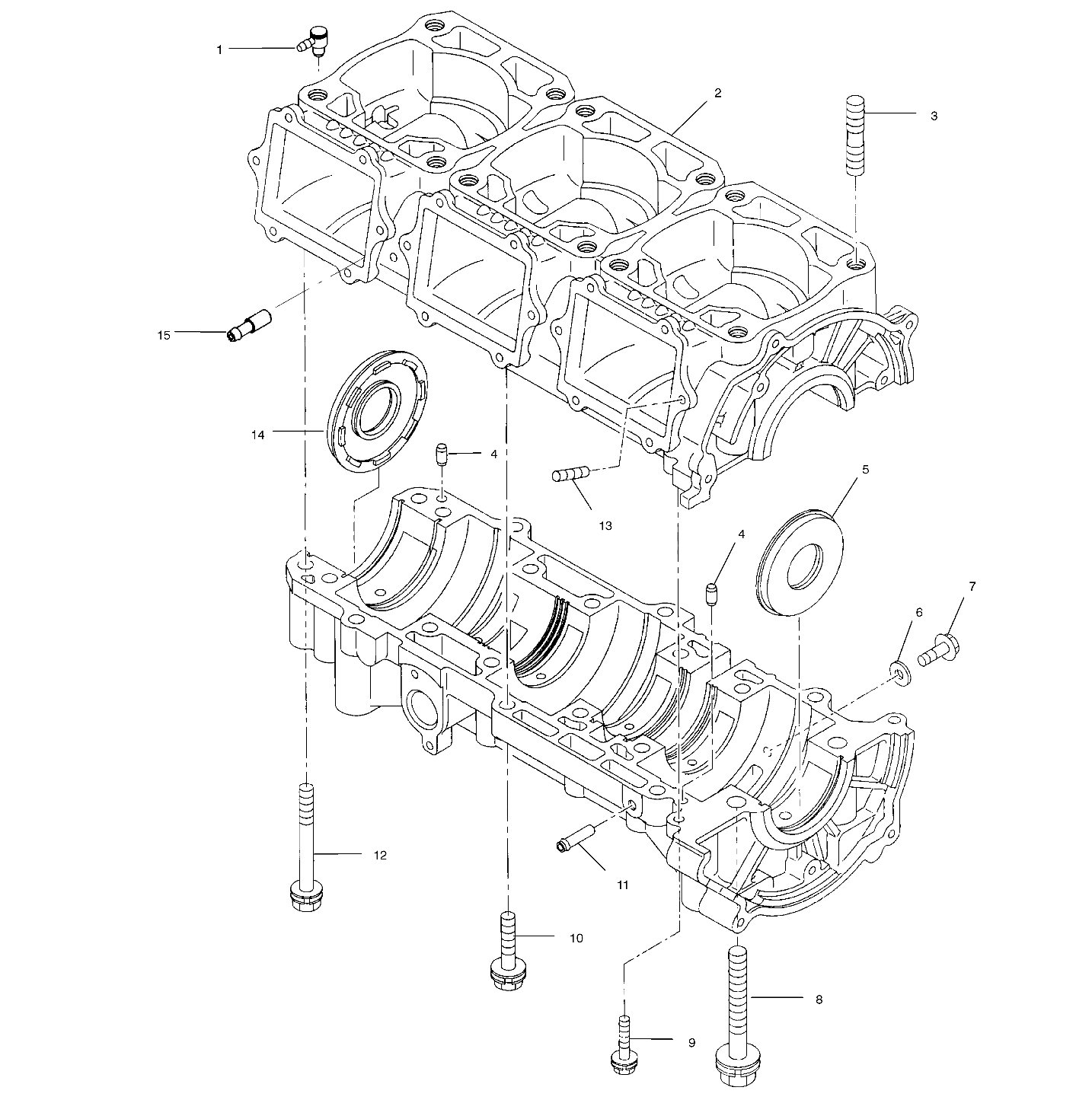 CRANKCASE - S01SB8AS (4960686068C007)