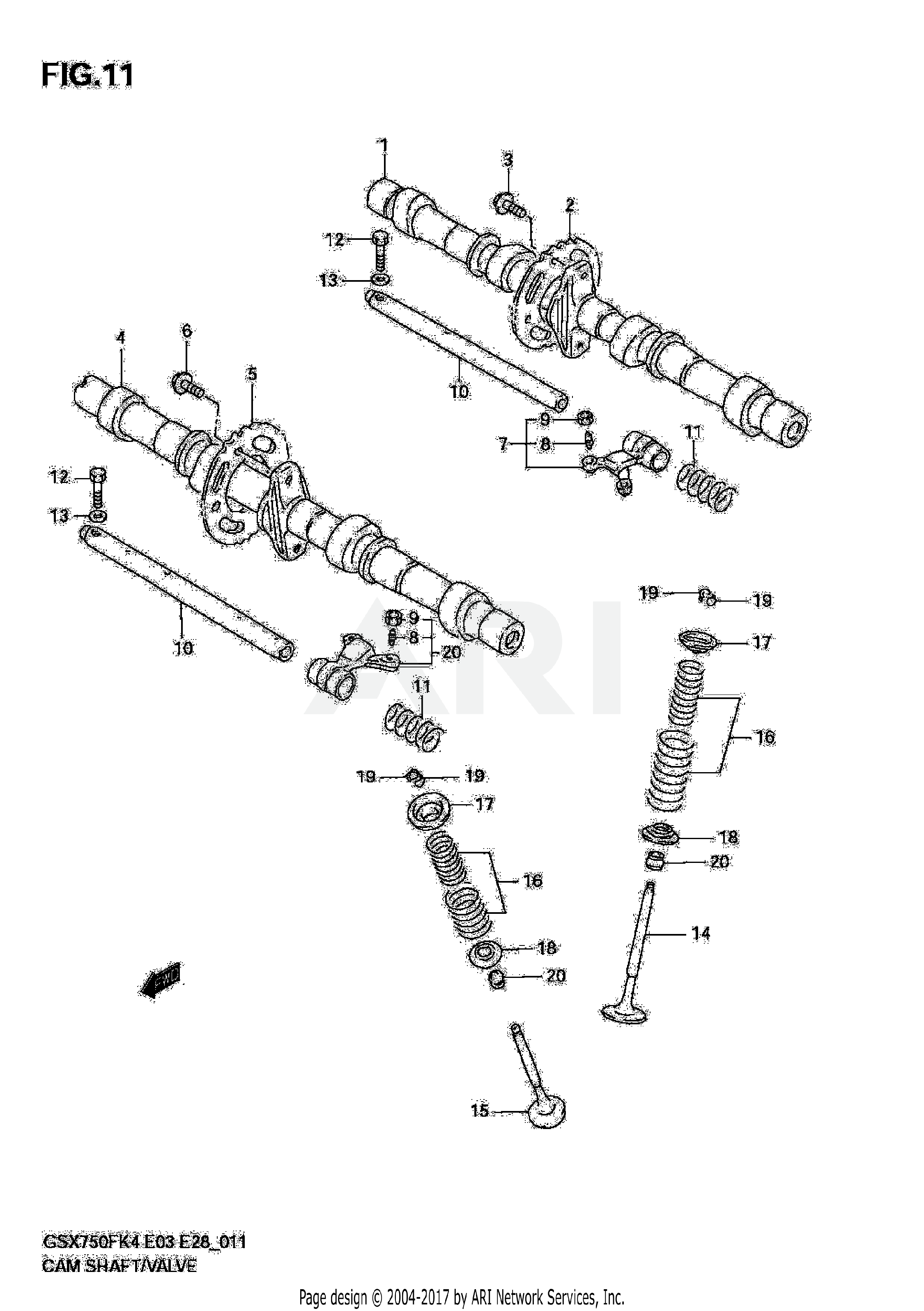 CAM SHAFT - VALVE