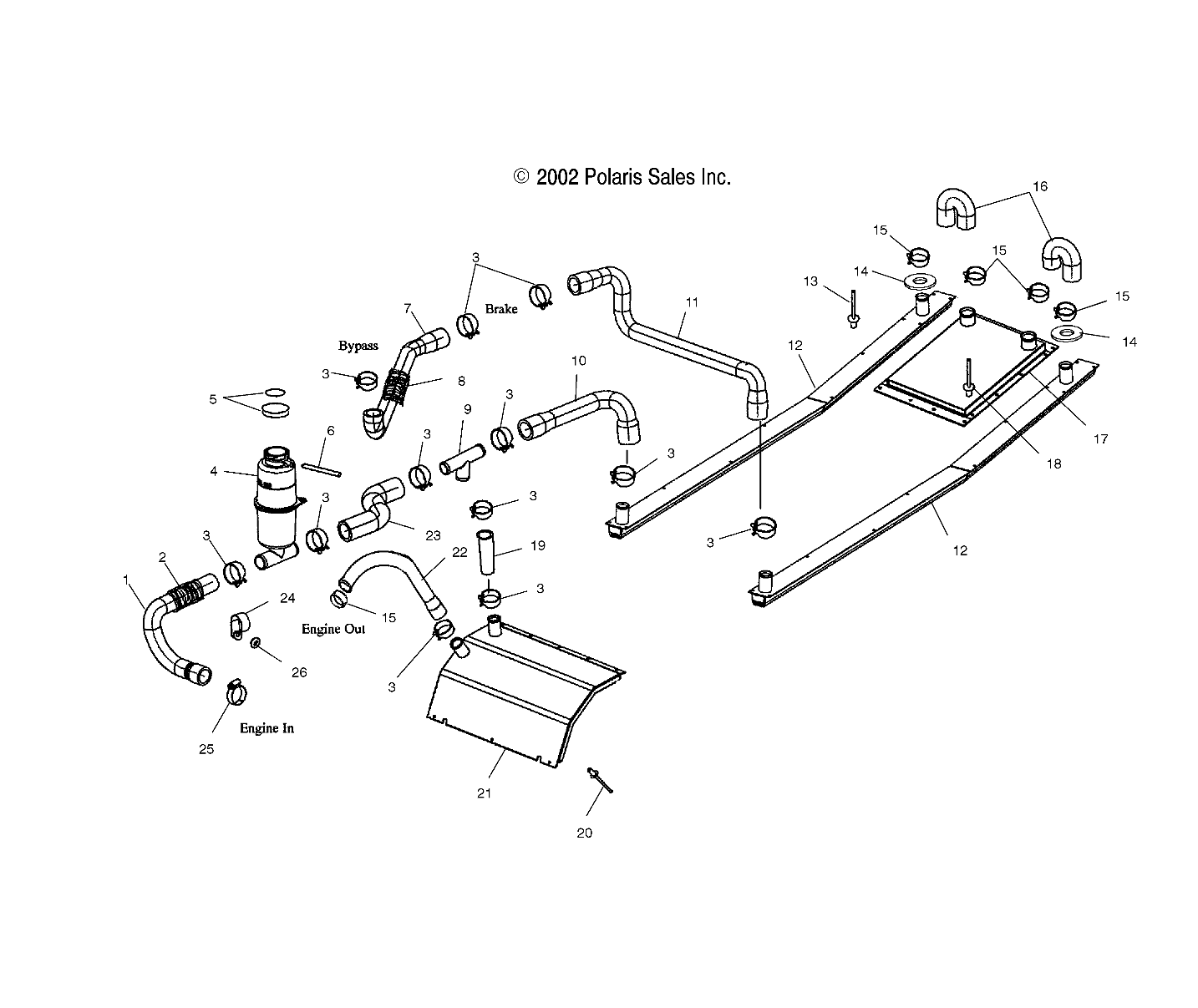 COOLING SYSTEM - S04ND6ES/ESA/ESB (4988638863B07)