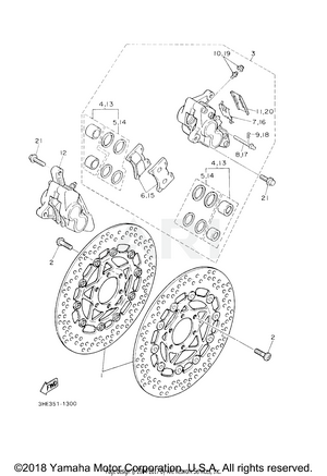 FRONT BRAKE CALIPER