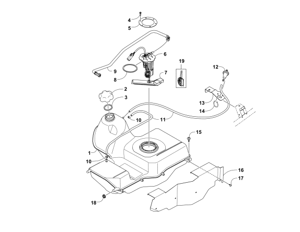 GAS TANK ASSEMBLY