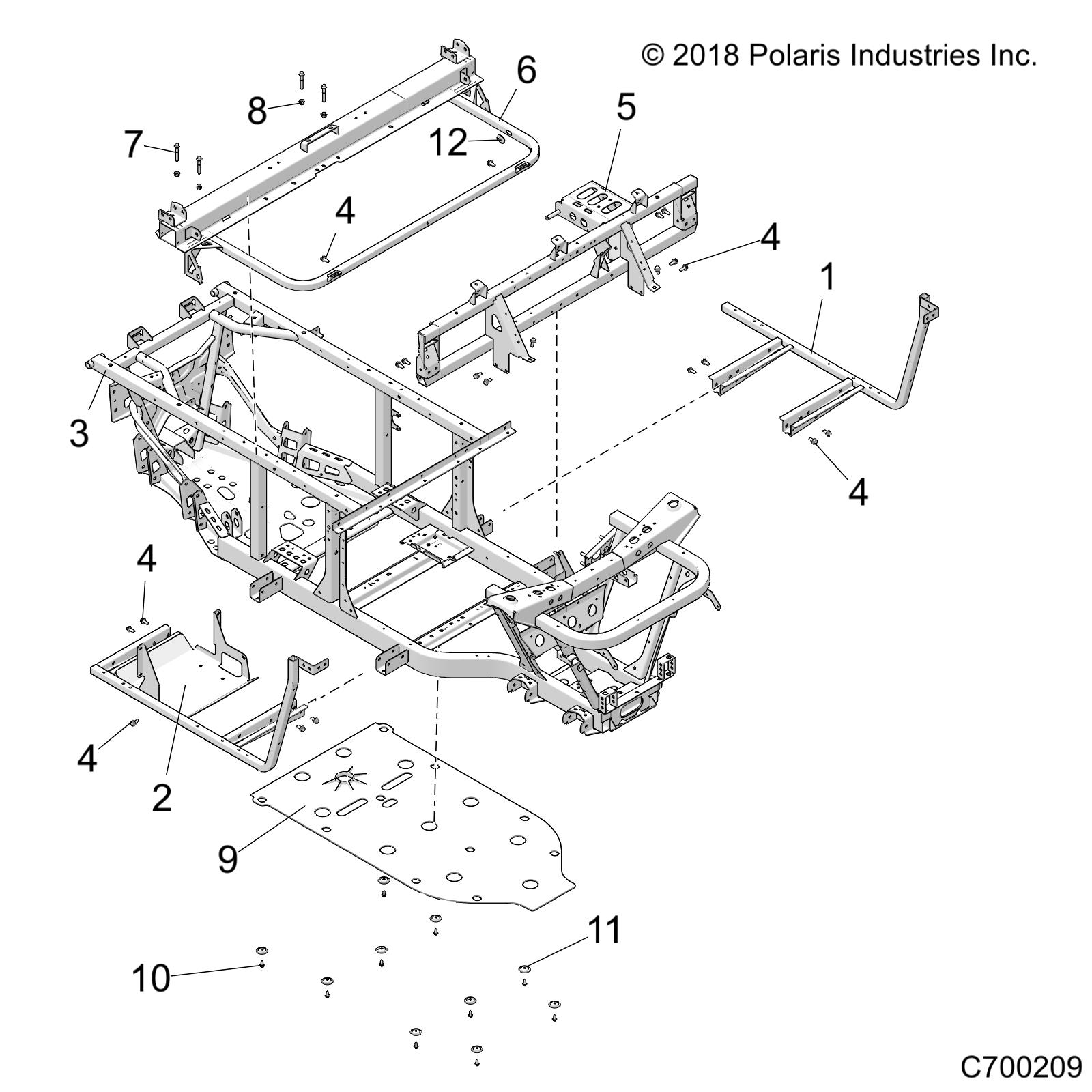 CHASSIS, FRAME - R19RM250B1 (C700209)