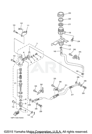 REAR MASTER CYLINDER