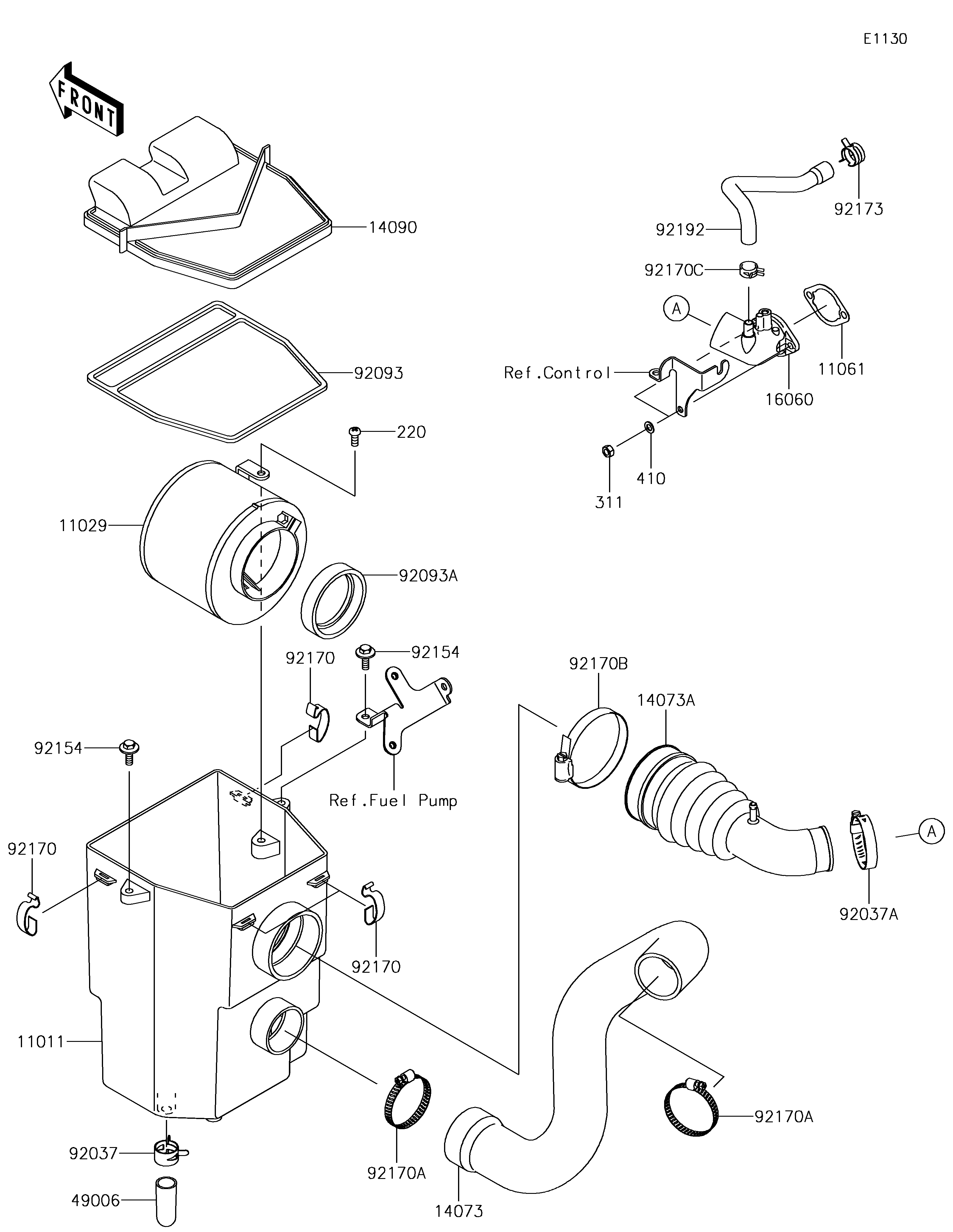 Air Cleaner(MHF-MJF)(US)