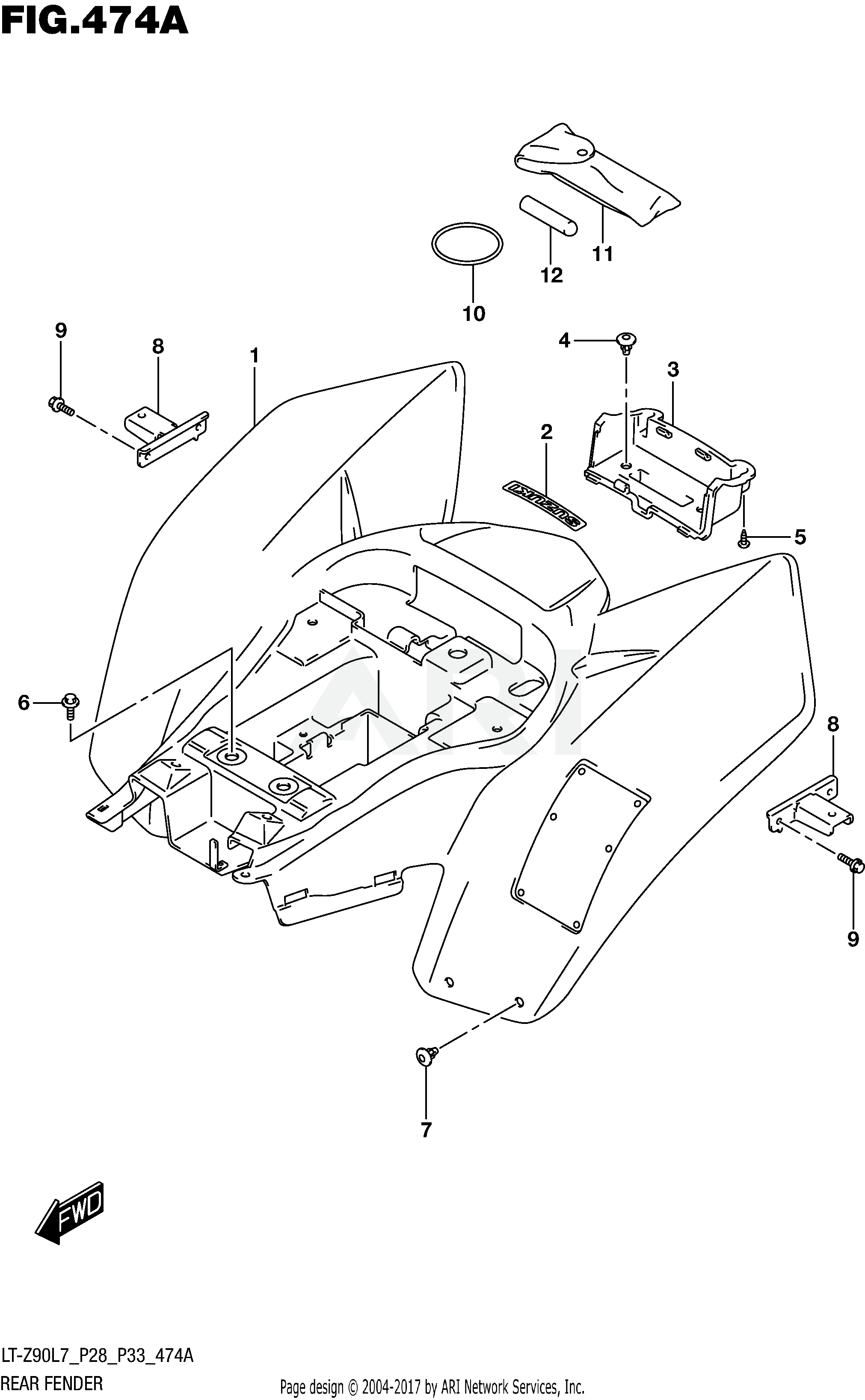 REAR FENDER