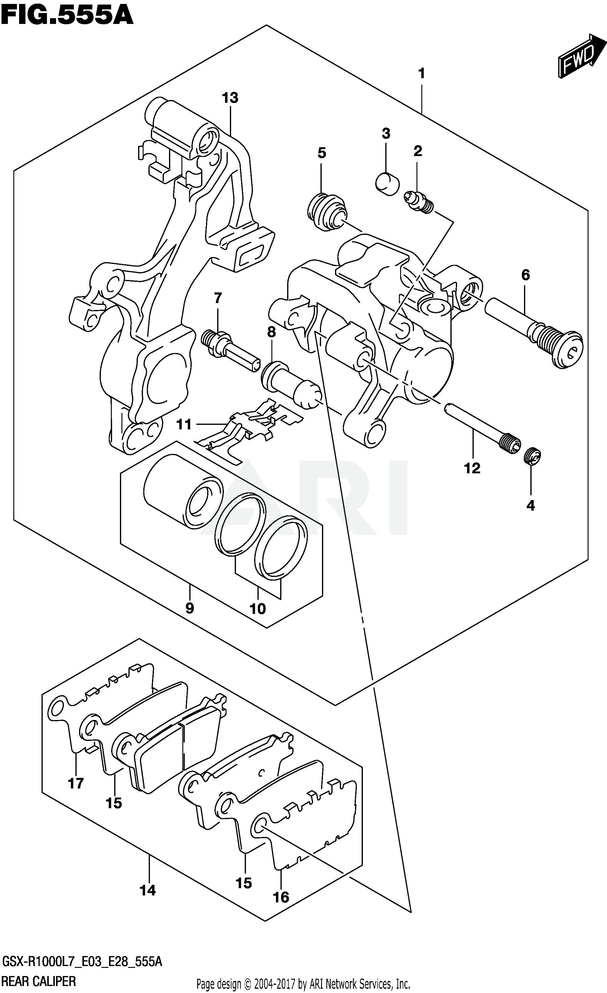 REAR CALIPER