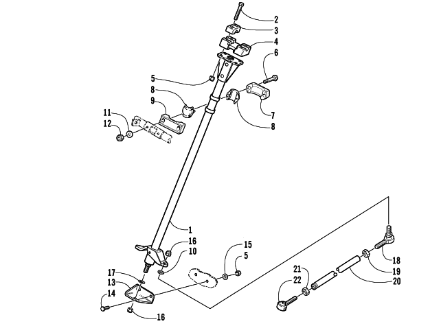 STEERING POST ASSEMBLY