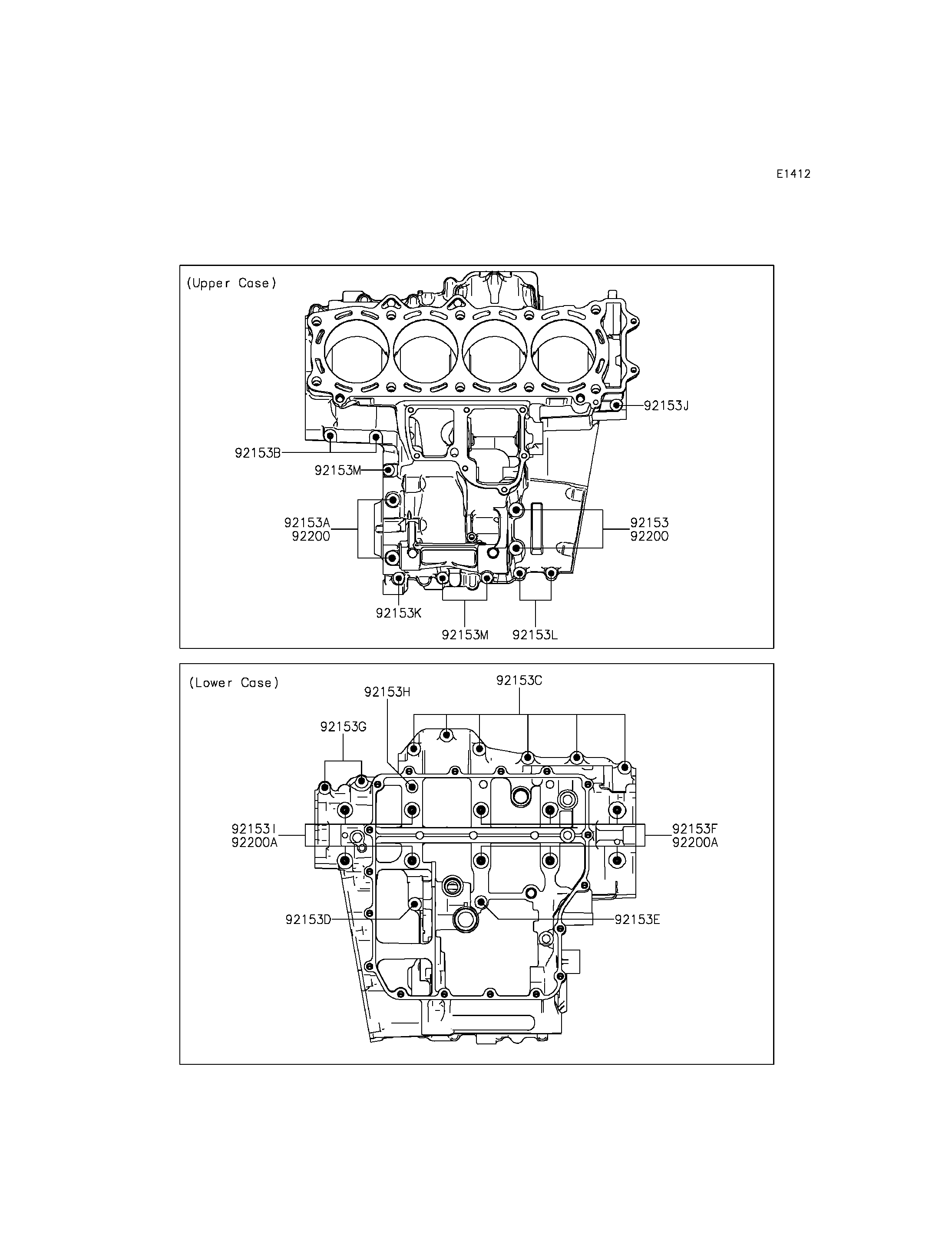 Crankcase Bolt Pattern