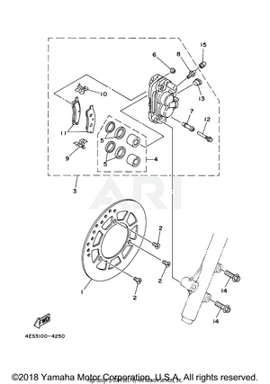 FRONT BRAKE CALIPER