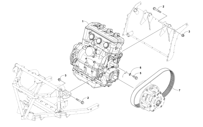 ENGINE AND RELATED PARTS