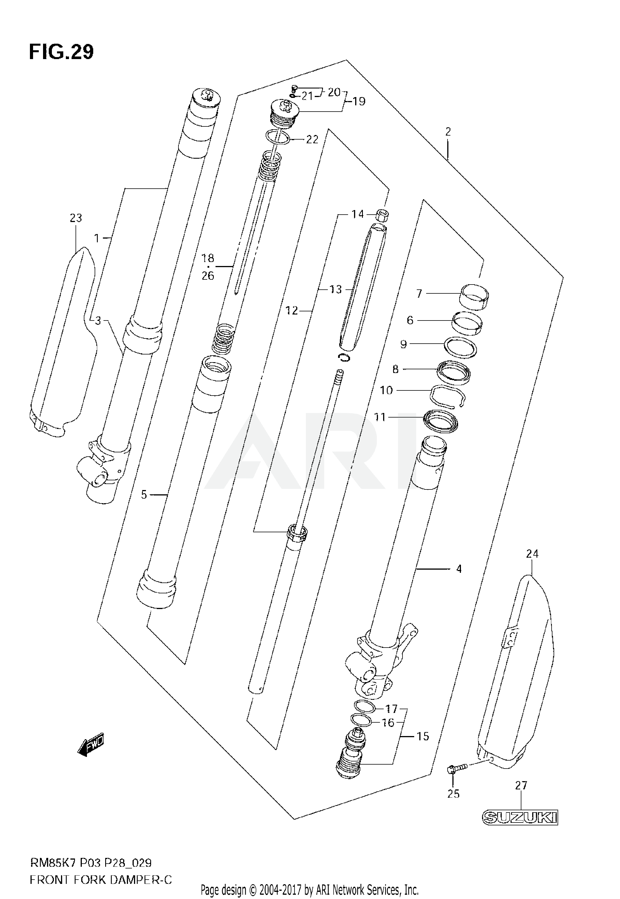 FRONT FORK DAMPER