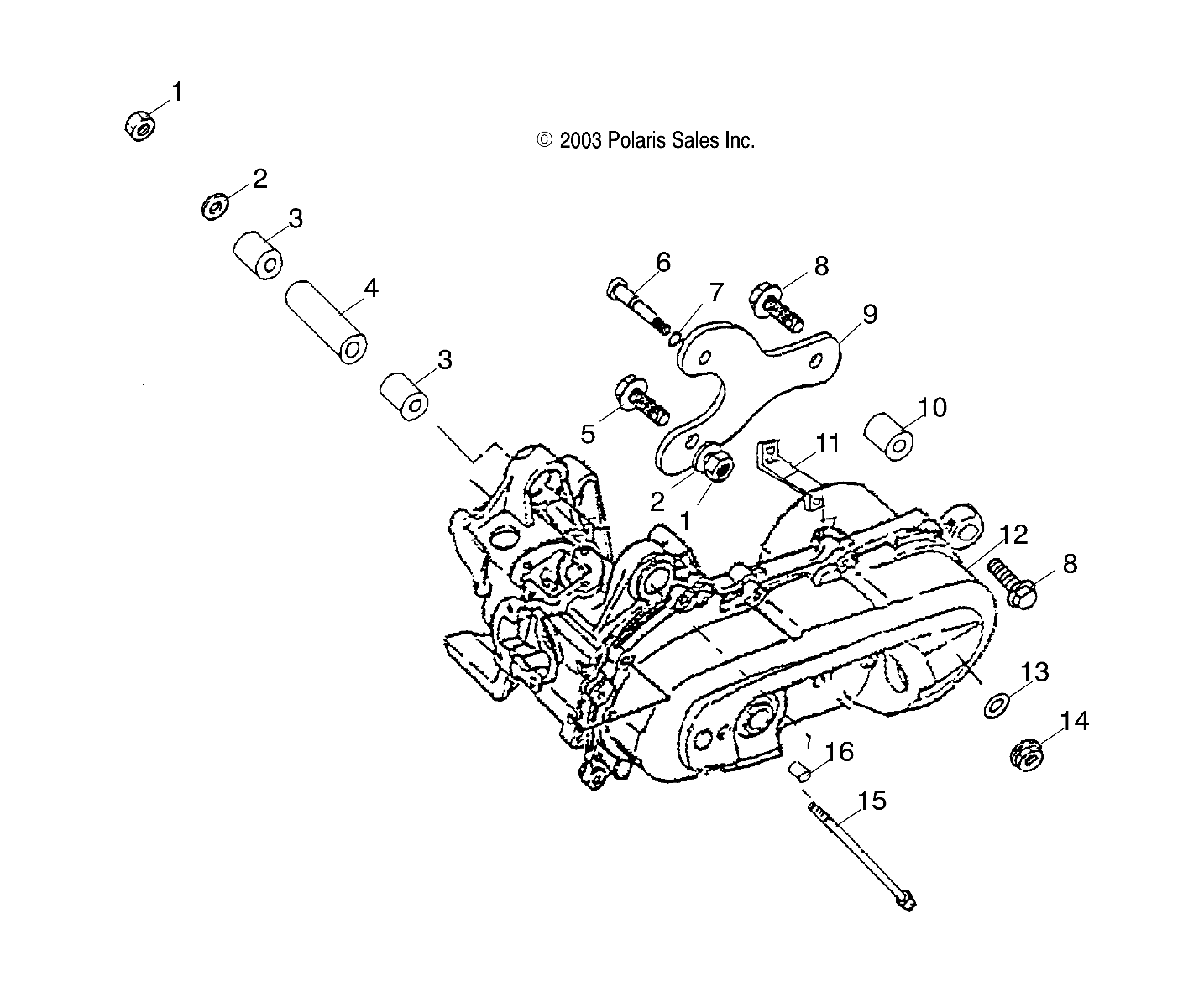 ENGINE BRACKET - A04FA09CA/CB (4991329132A14)