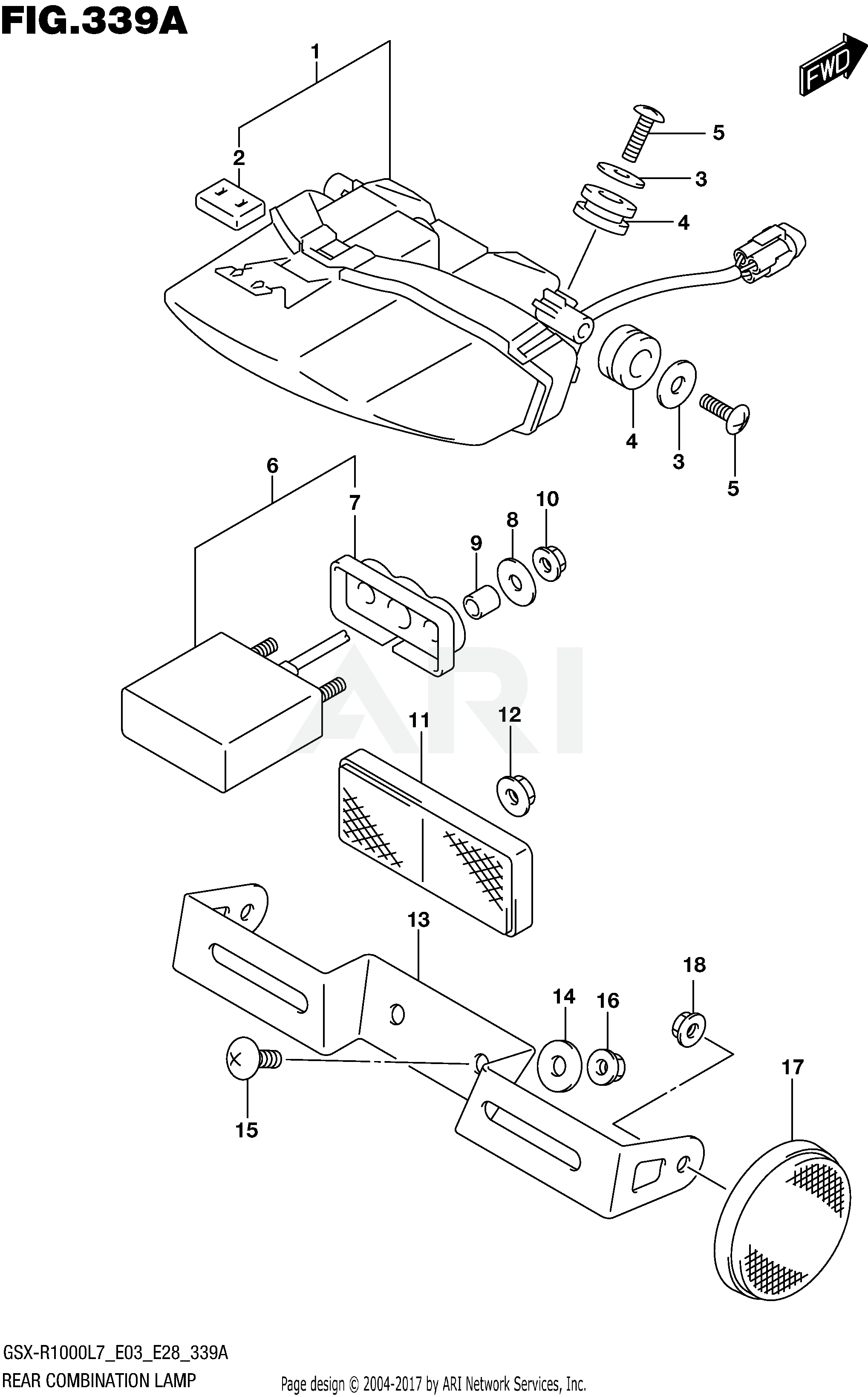 REAR COMBINATION LAMP