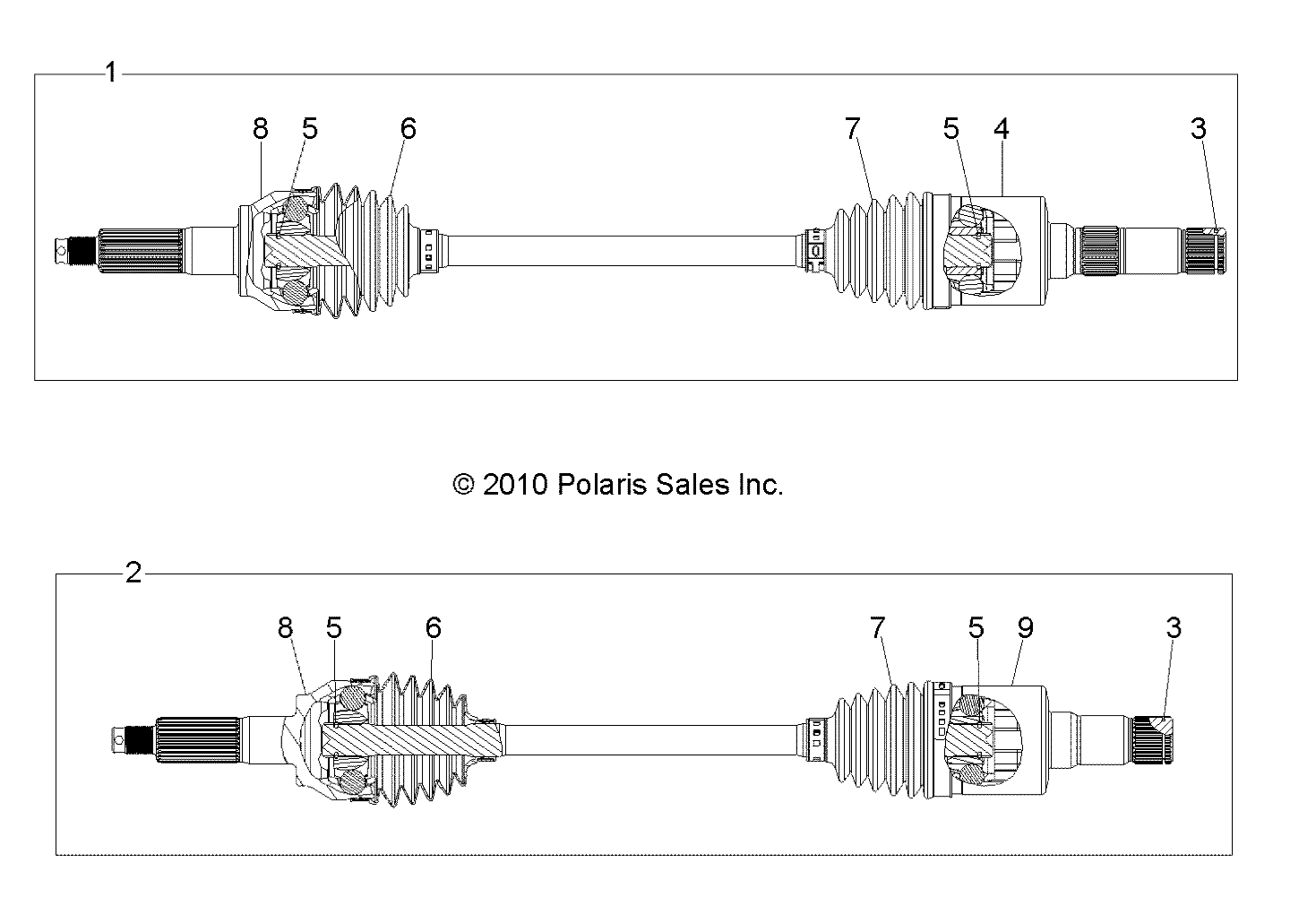 DRIVE TRAIN, REAR DRIVE SHAFT - R13TH90DG (49RGRSHAFTDRVRR11DCREW)