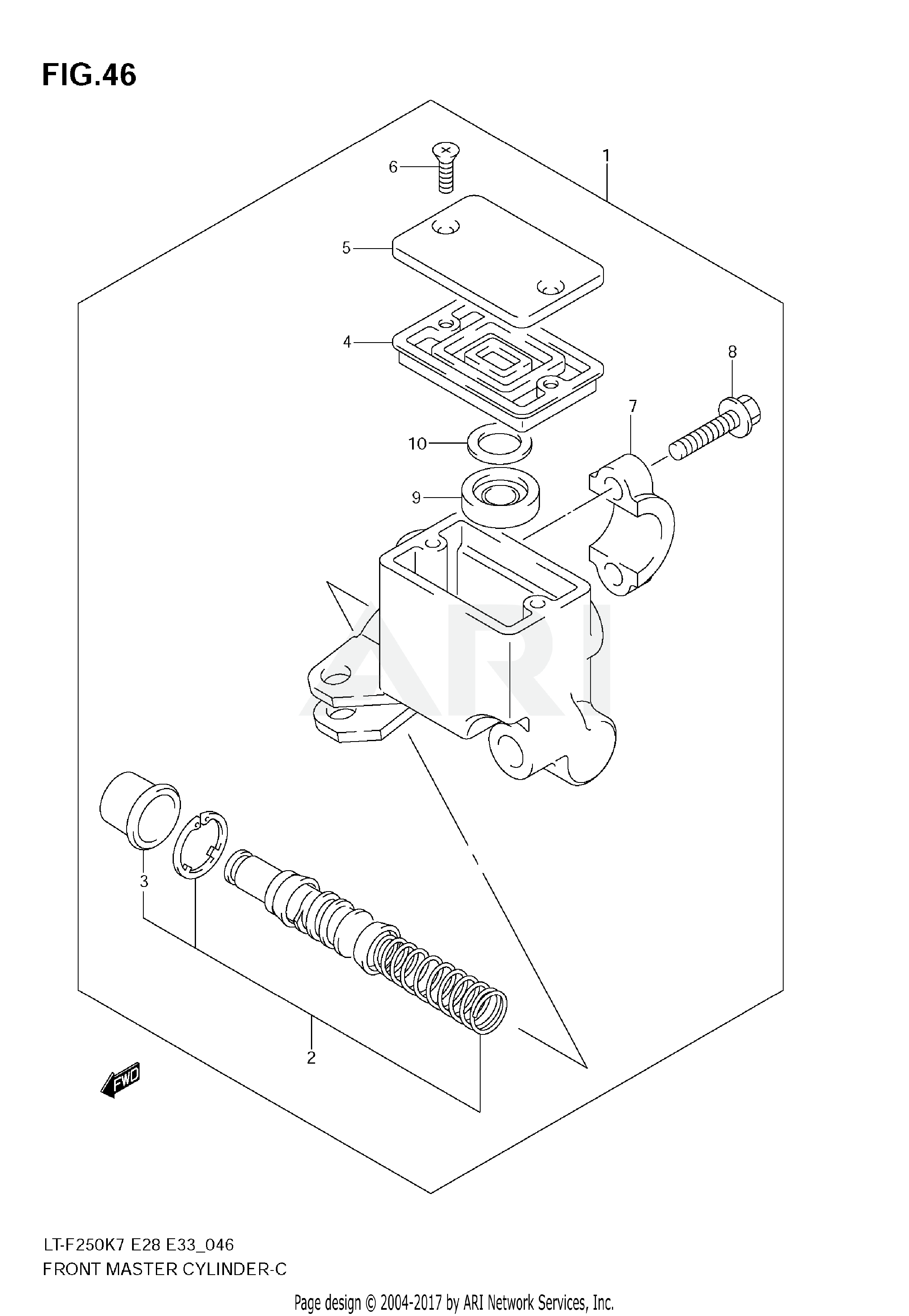 FRONT MASTER CYLINDER