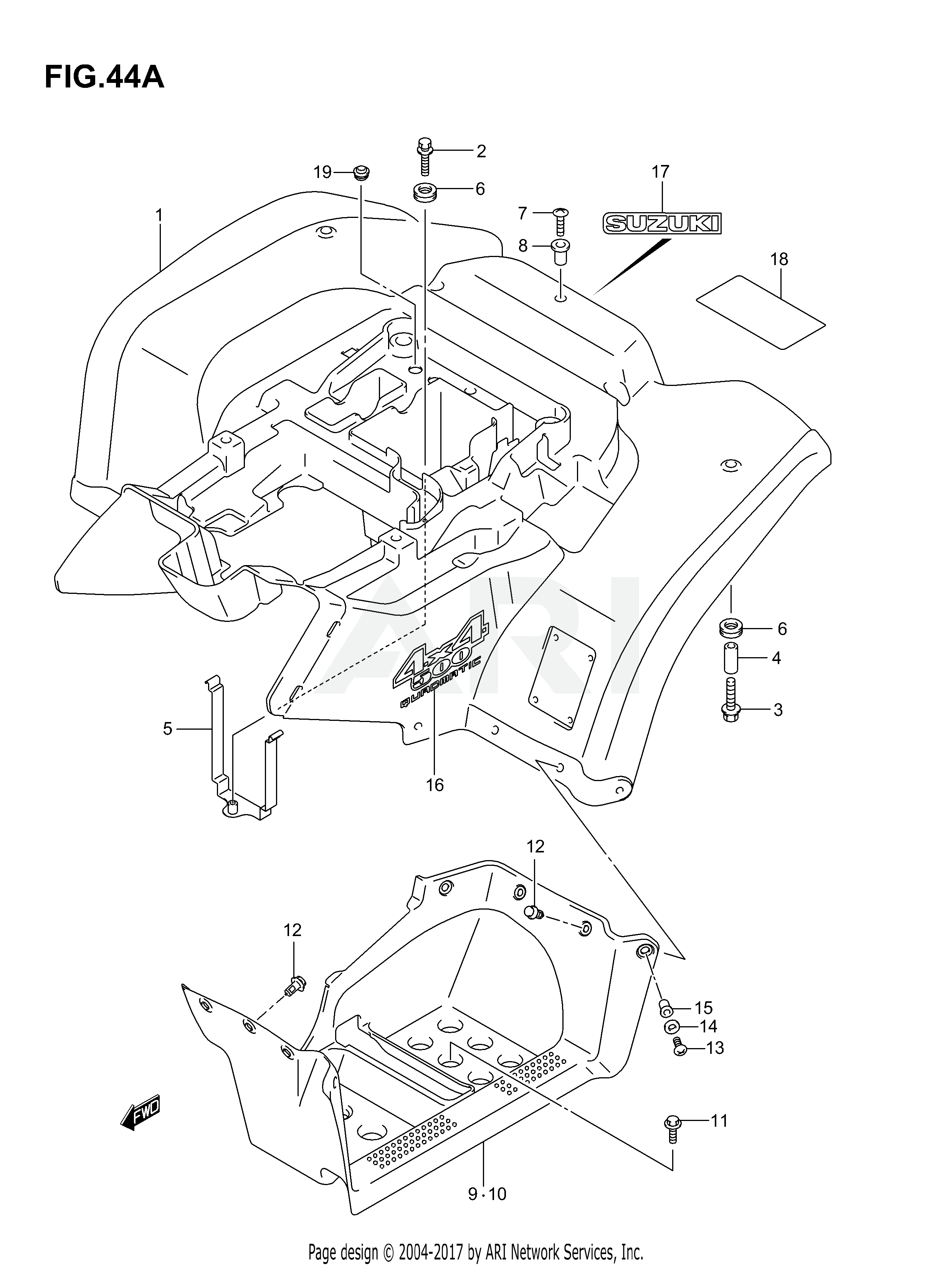 REAR FENDER (MODEL K5/K6)