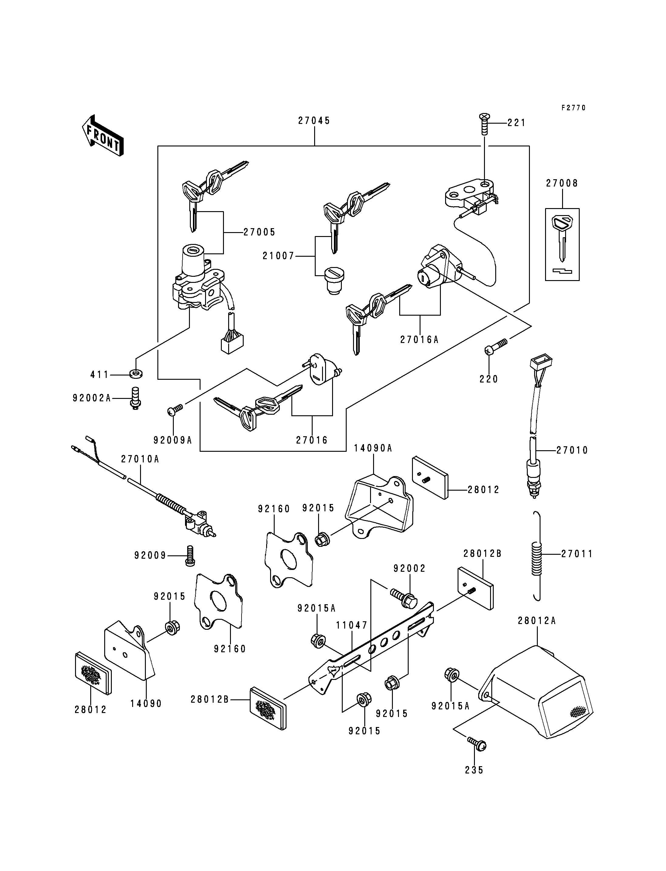 Ignition Switch/Locks/Reflectors