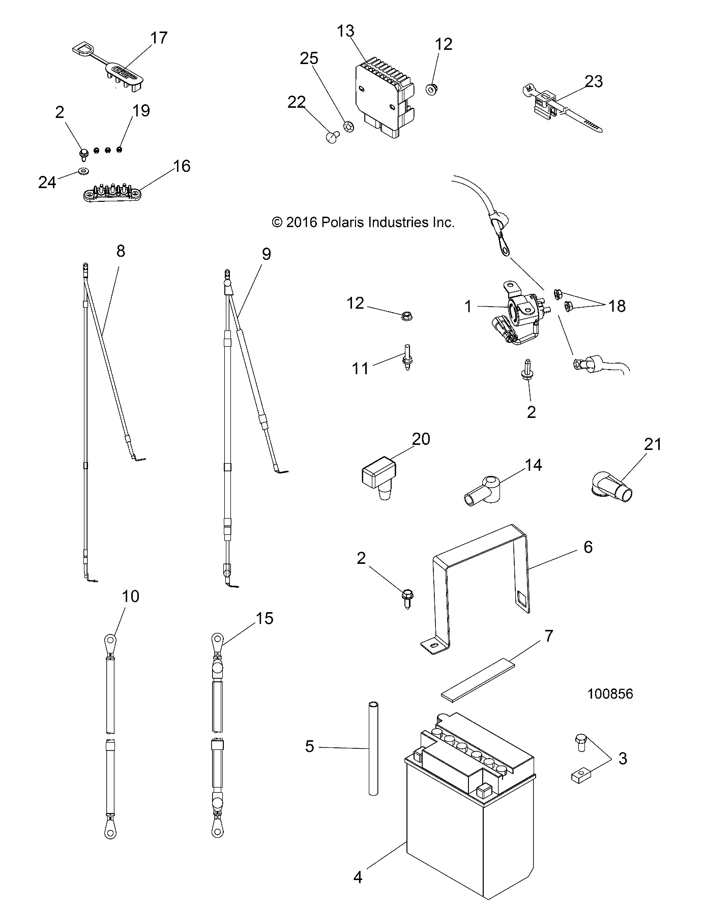 ELECTRICAL, BATTERY - A18DAA50B7 (100856)