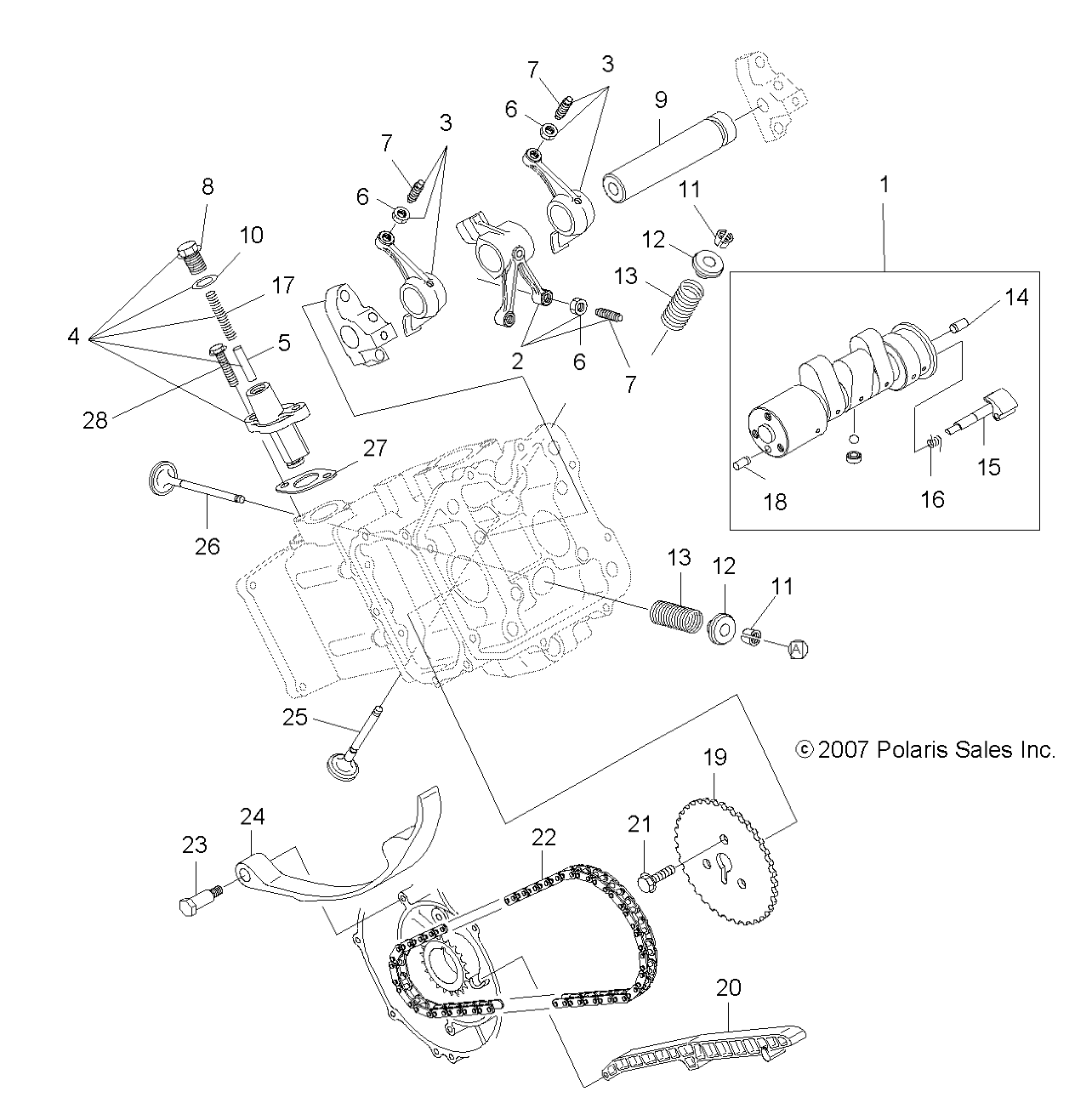 ENGINE, VALVES and CAMSHAFT - A11MB46FZ (49ATVVALVE08SP500)