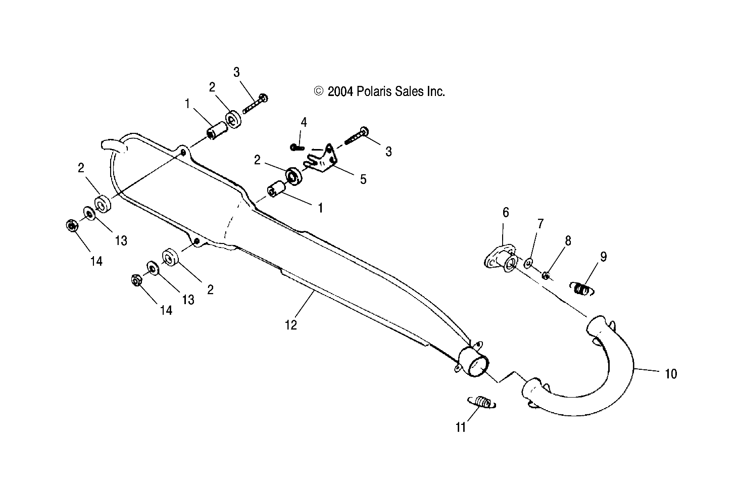 EXHAUST SYSTEM - A03BA25CA/CB (4994739473A08)